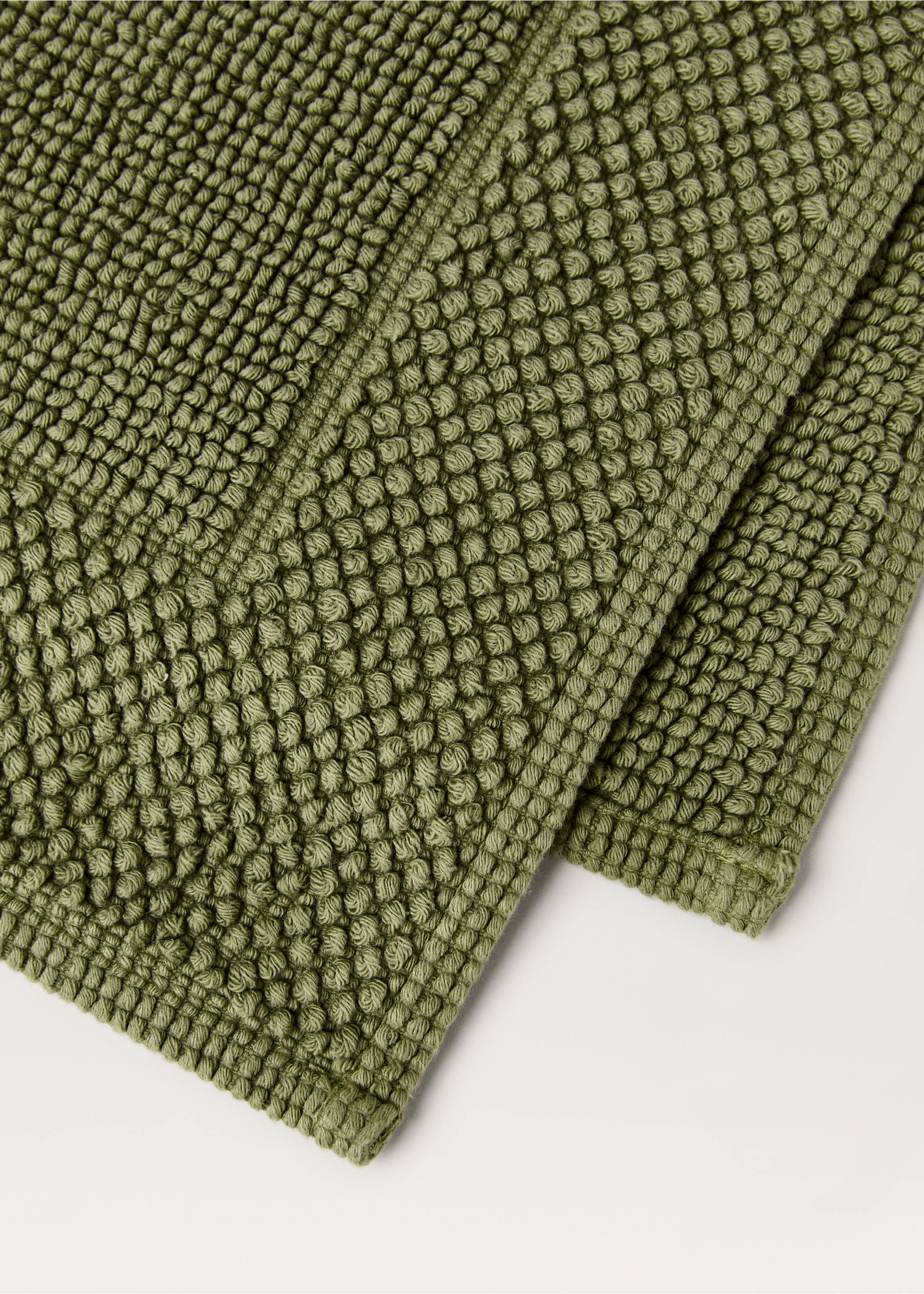Bath mat with frame design - Details of the article 1, Green. Ref: 87043300-00.