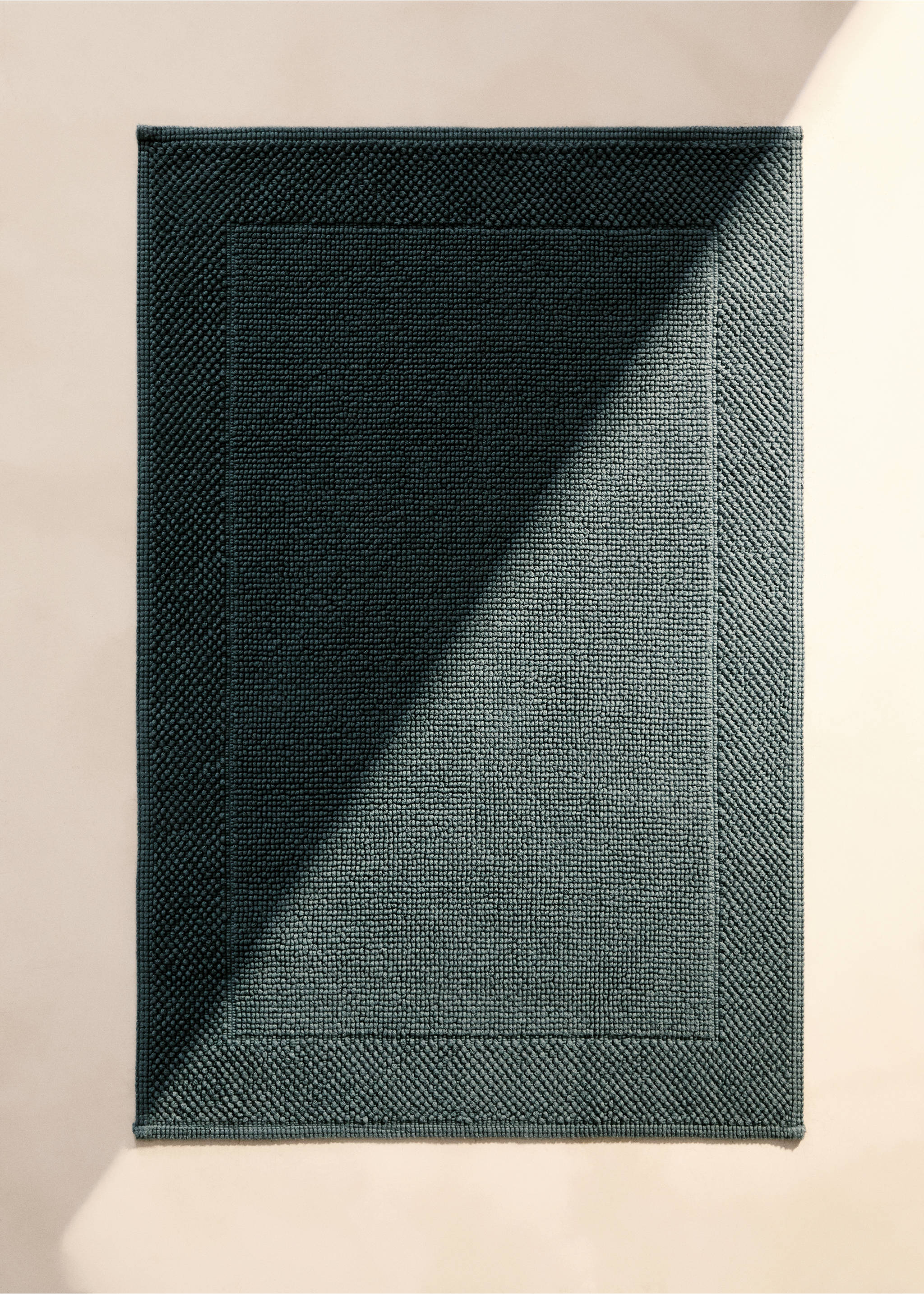 Badteppich mit Rahmendesign - Allgemeine Ansicht, Blau. Ref: 87043300-00.