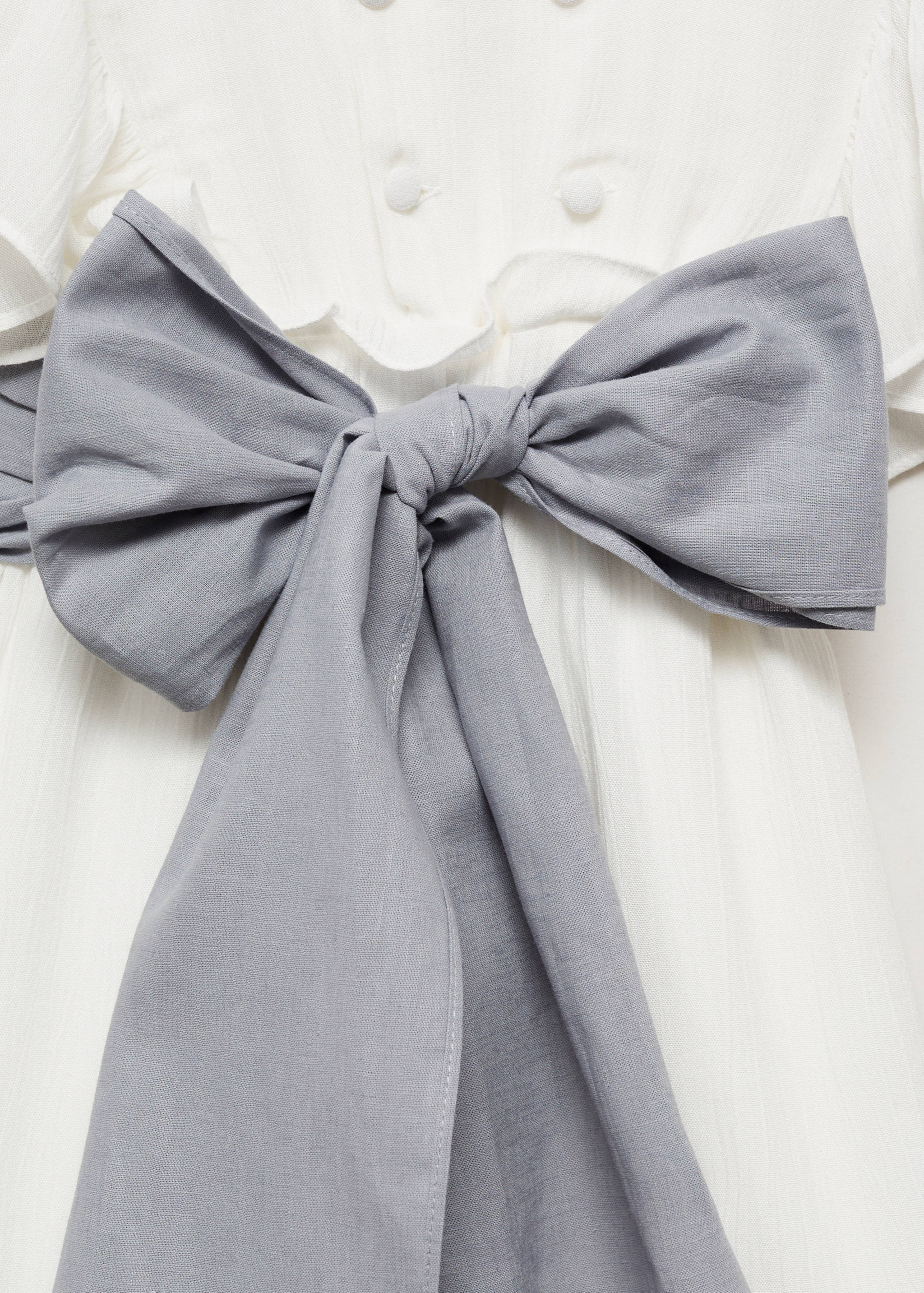 Frilled long jumpsuit - Details of the article 0