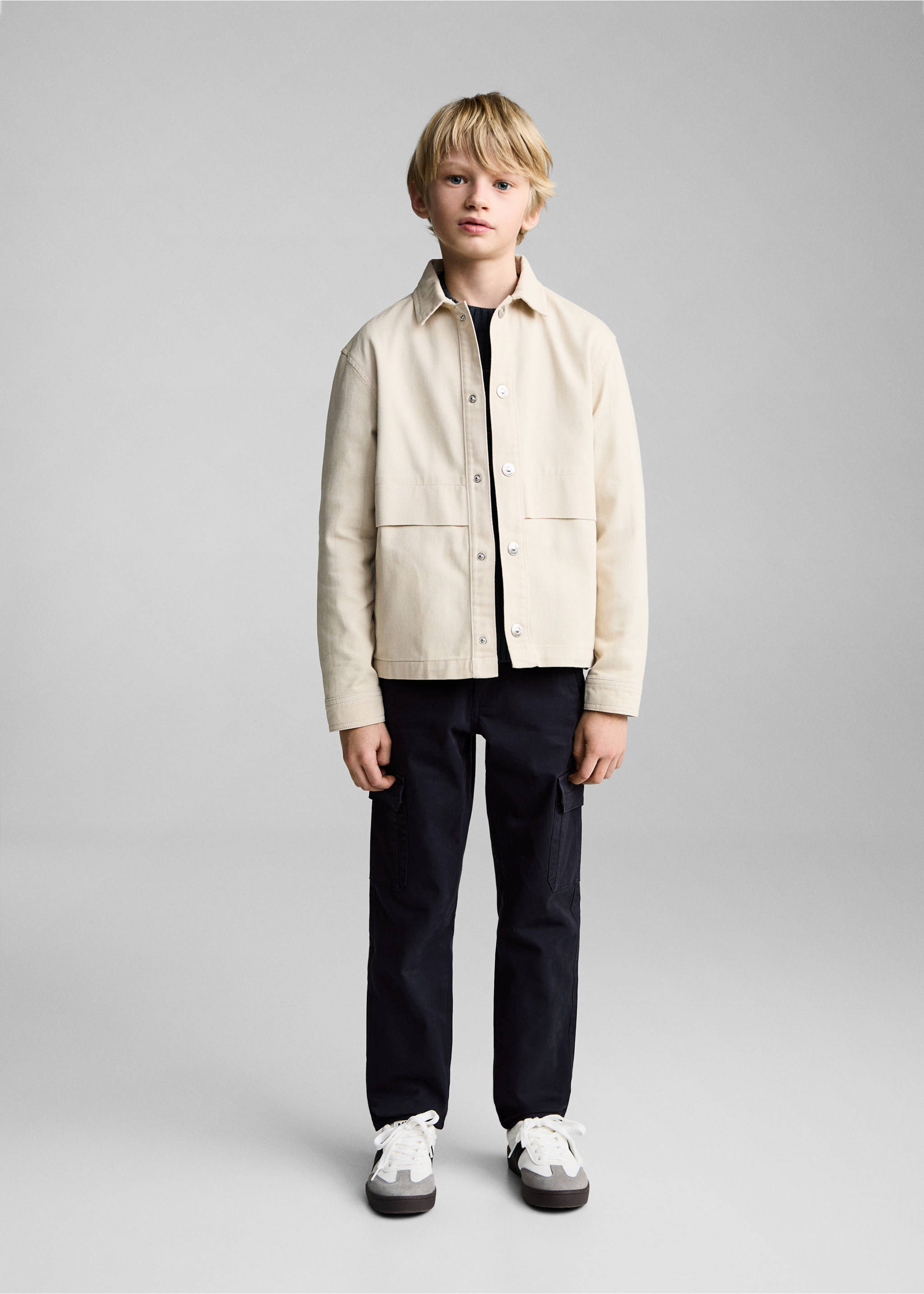 Cargohose - Allgemeine Ansicht, Dunkles Marineblau. Ref: 87043637-00.