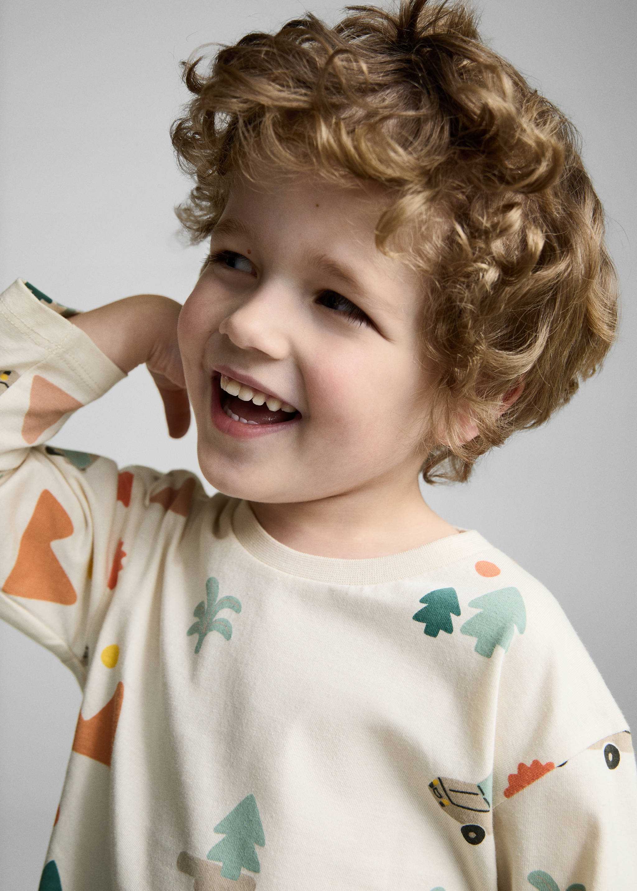 Printed long sleeve t-shirt - Details of the article 1