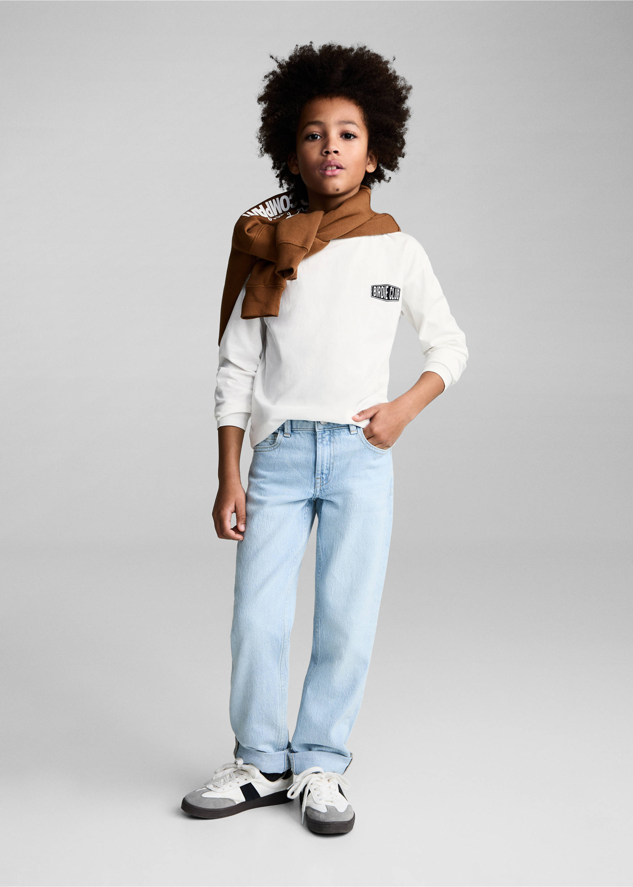 Printed cotton-blend T-shirt - General plane, Off White. Ref: 87043644-00.