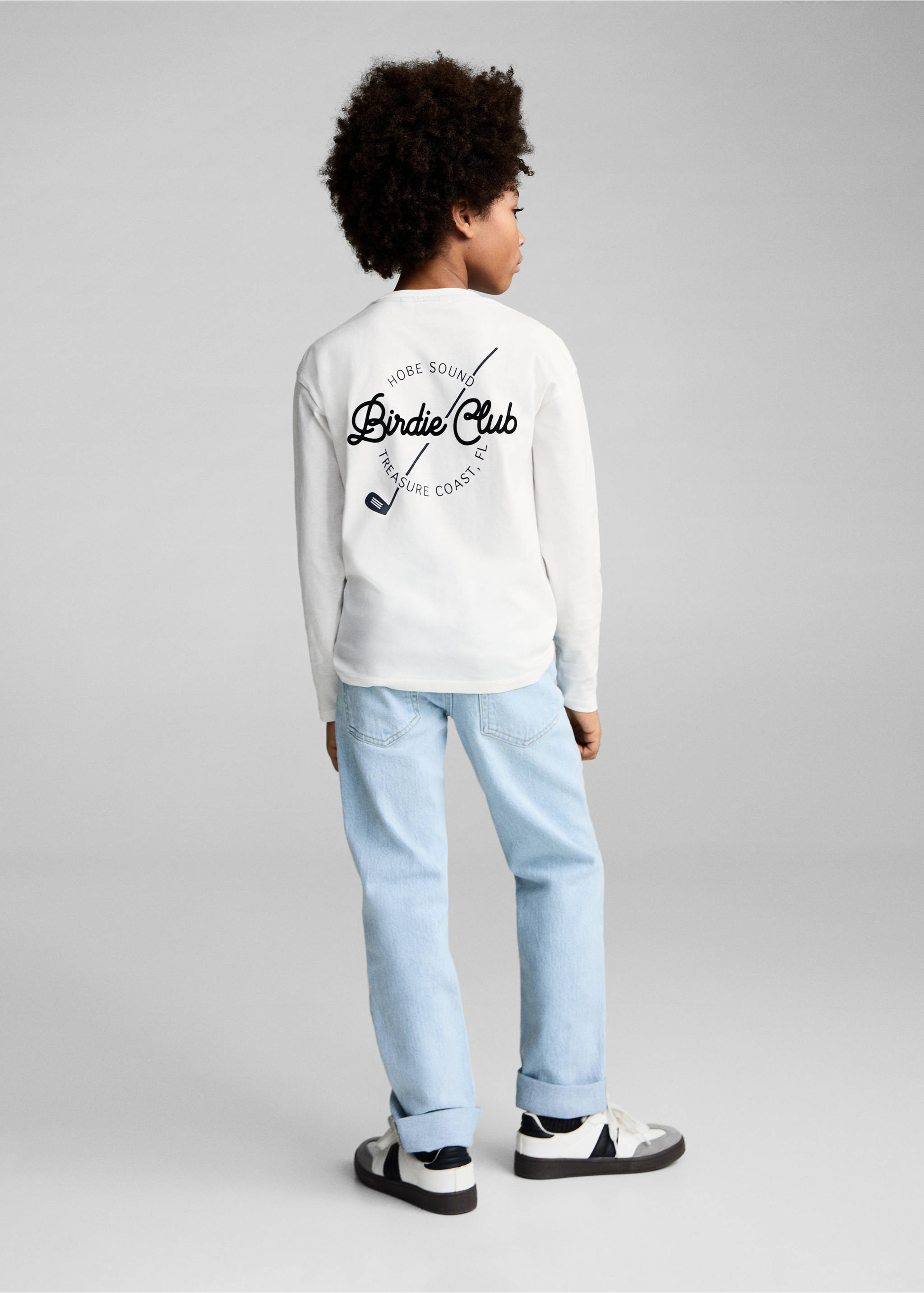 Printed cotton-blend T-shirt - Medium plane, Off White. Ref: 87043644-00.