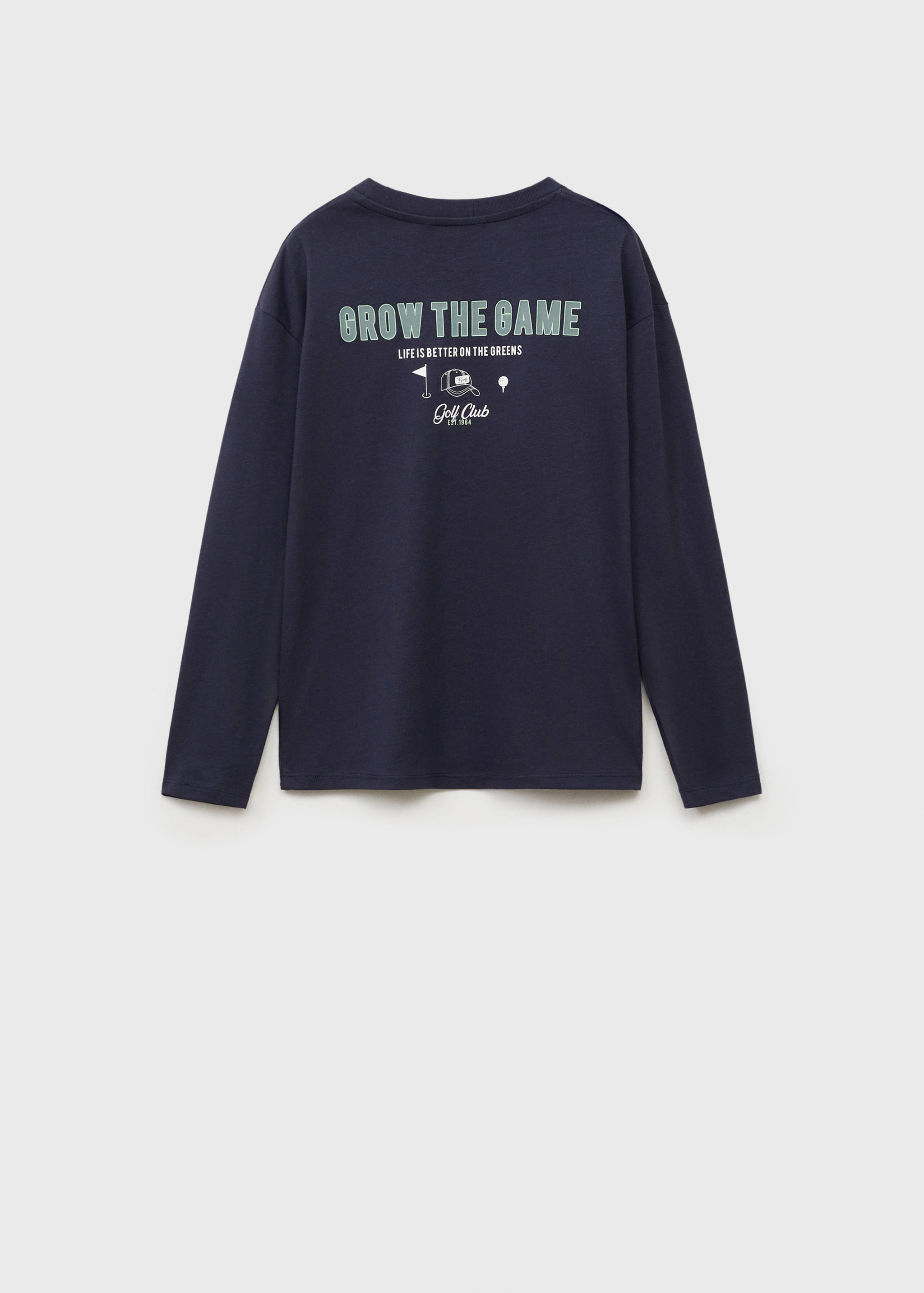 Katoenen T-shirt met print - Achterkant van het artikel