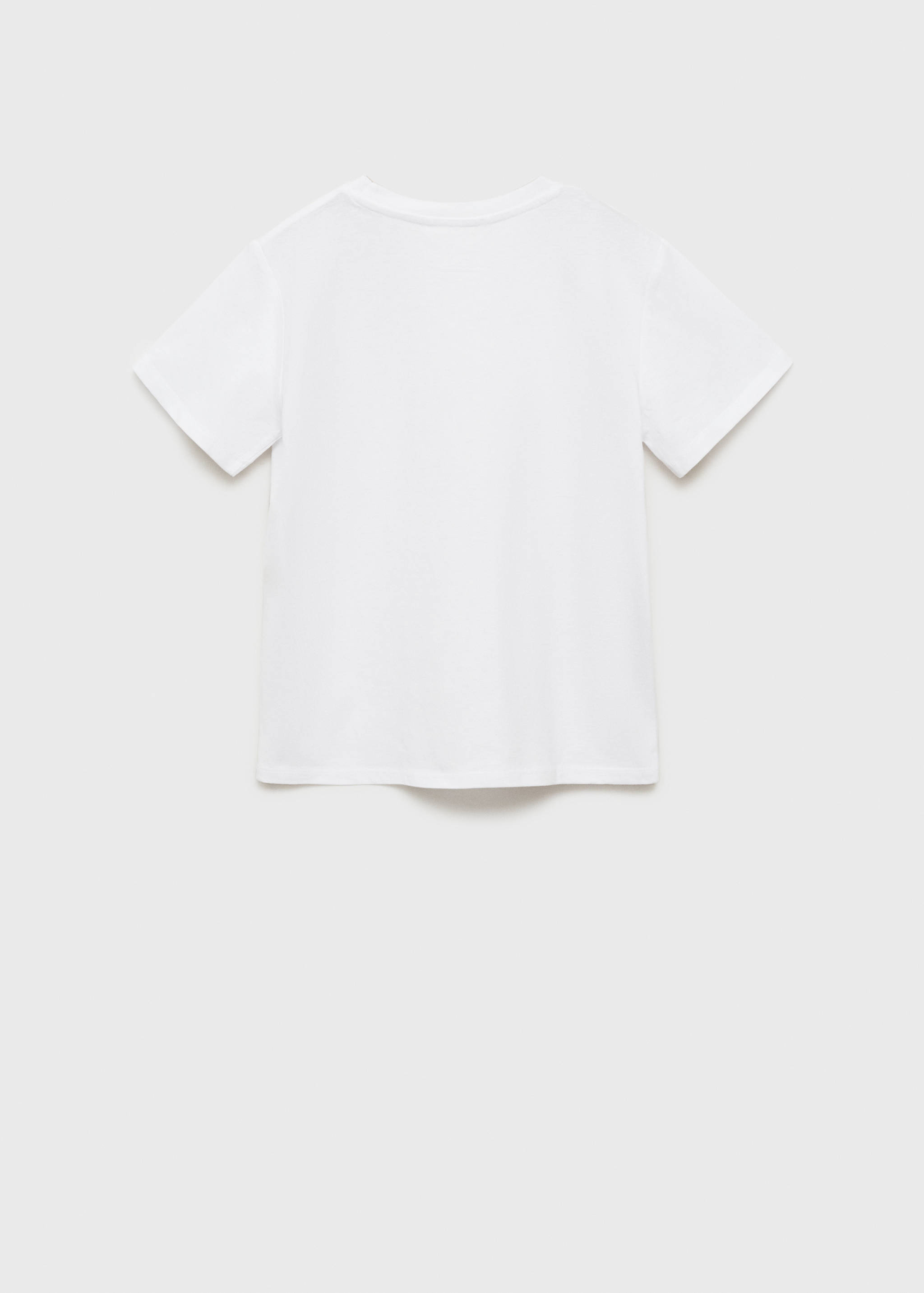 T-Shirt mit aufgesetzter Tasche - Rückseite des Artikels