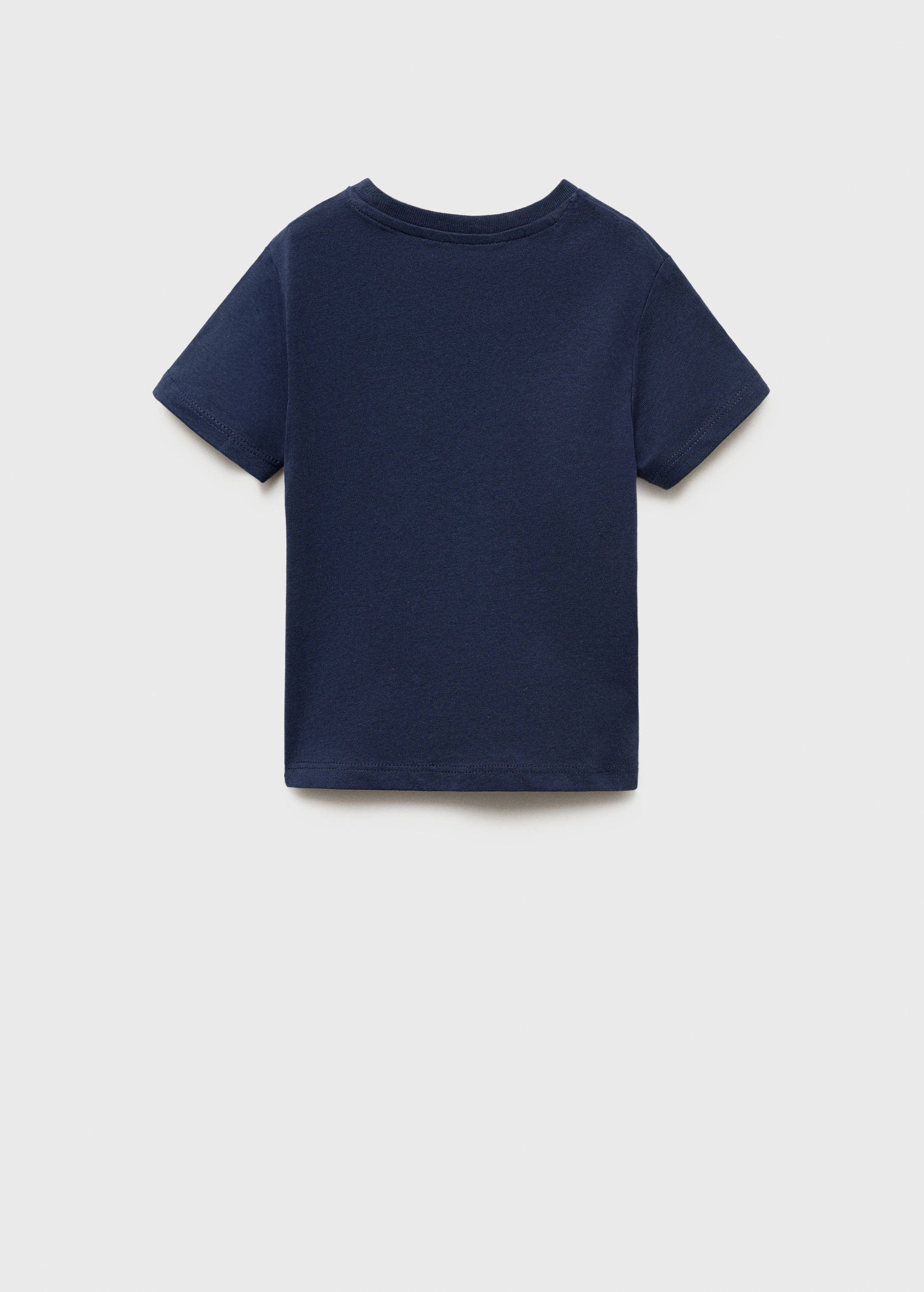 T-Shirt mit aufgesetzter Tasche - Rückseite des Artikels