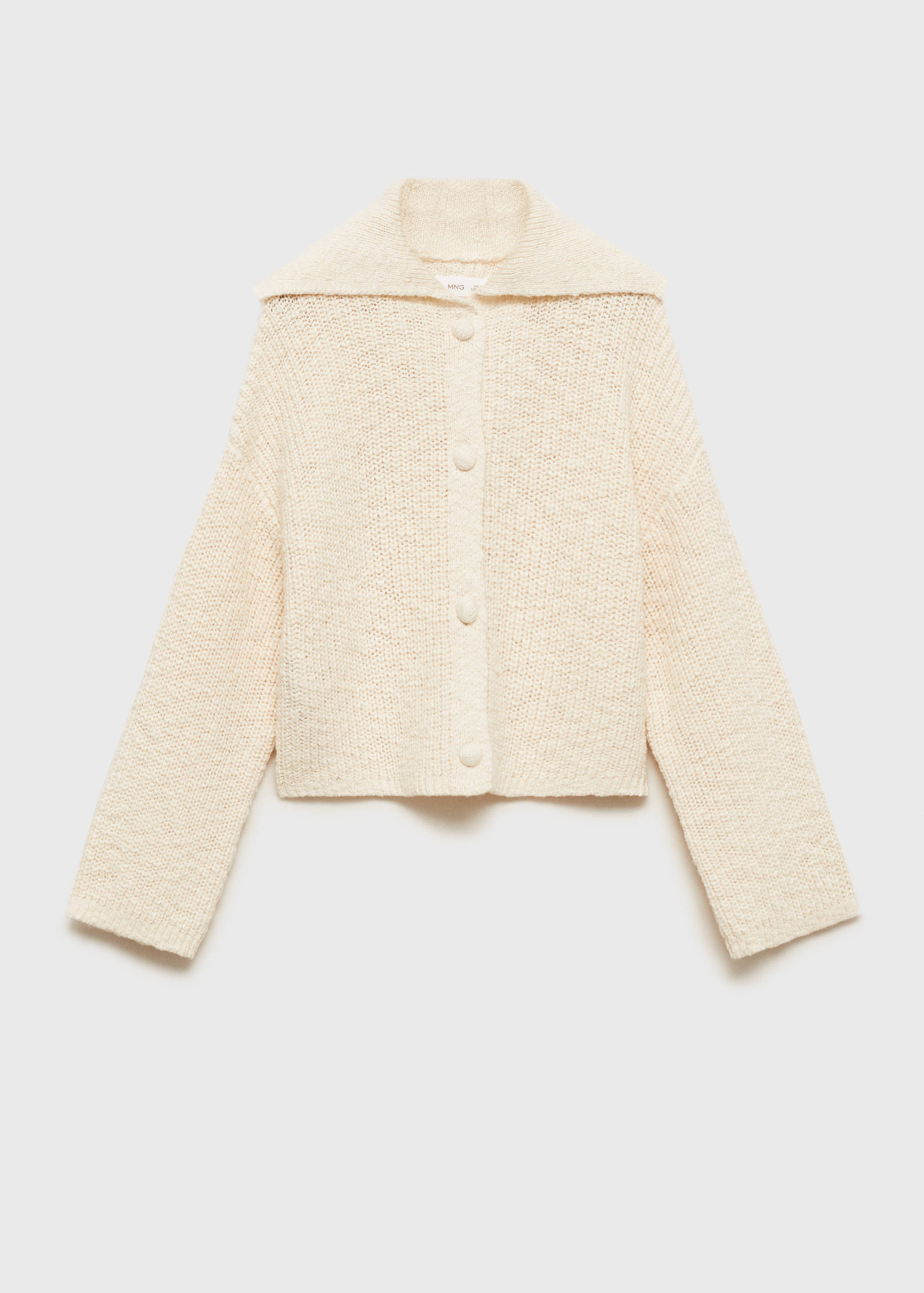 Knitted button cardigan - Article without model