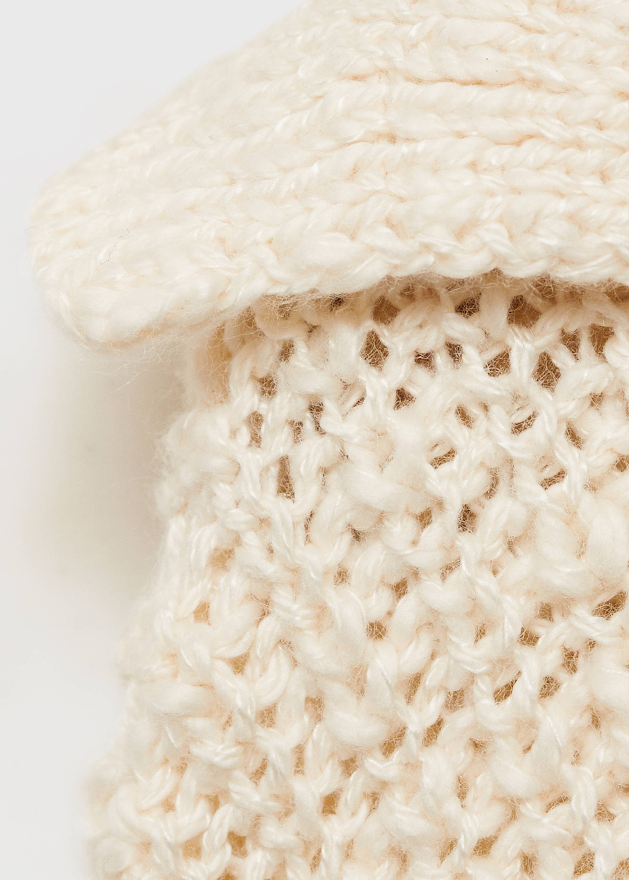 Knitted button cardigan - Details of the article 8