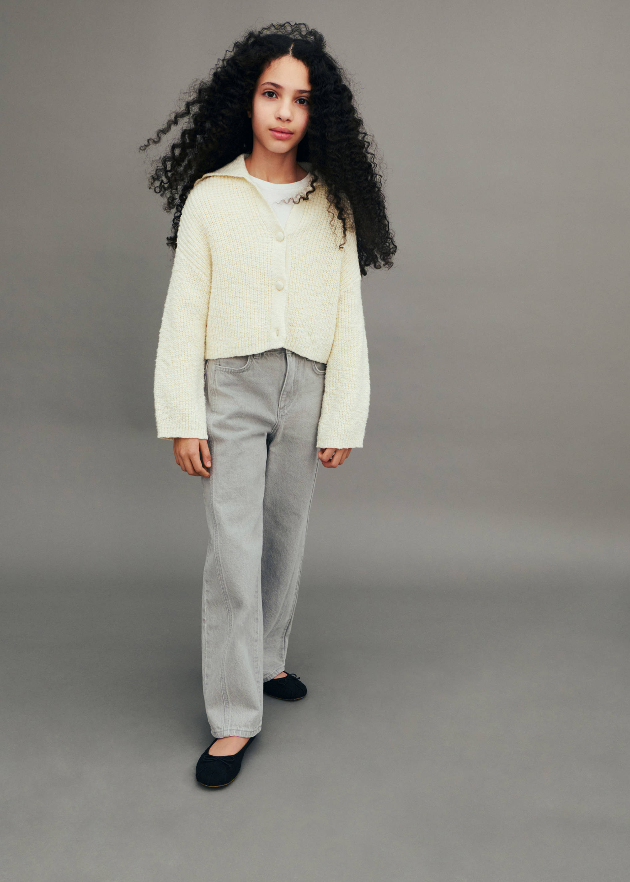 Knitted button cardigan - Details of the article 5