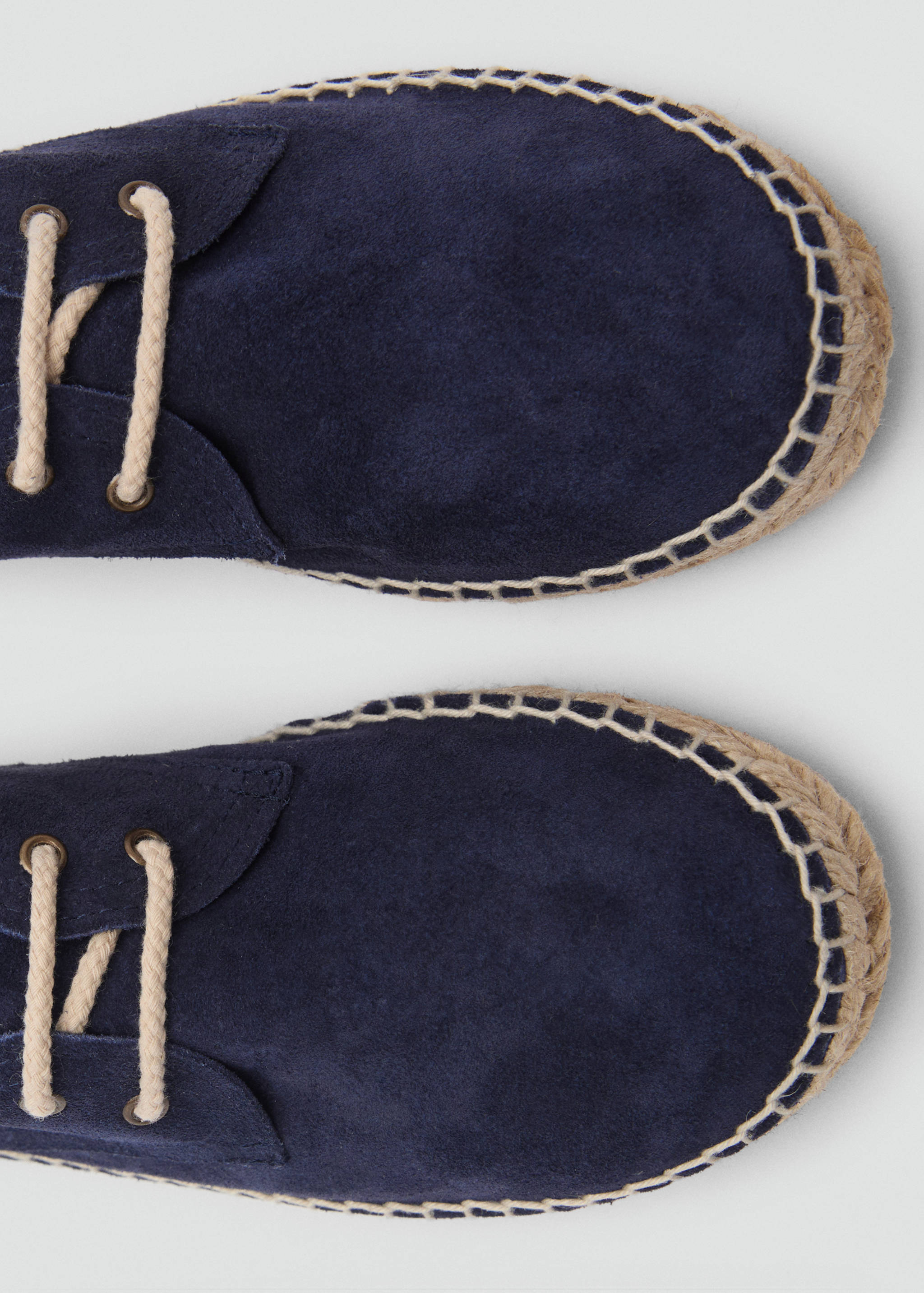 Laces suede espadrilles - Details of the article 1