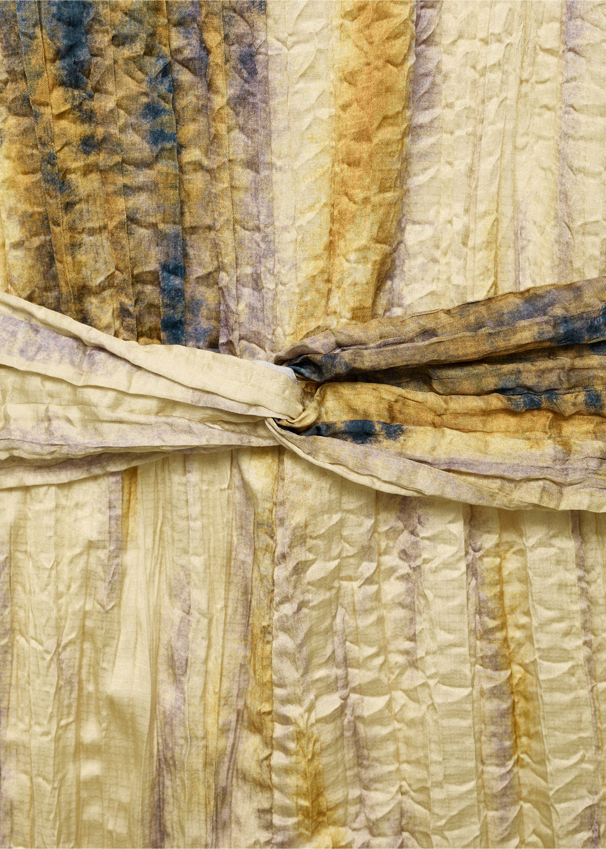 Mono largo satinado textura - Detalle del artículo 8, Amarillo pastel. Ref: 87044063-00.