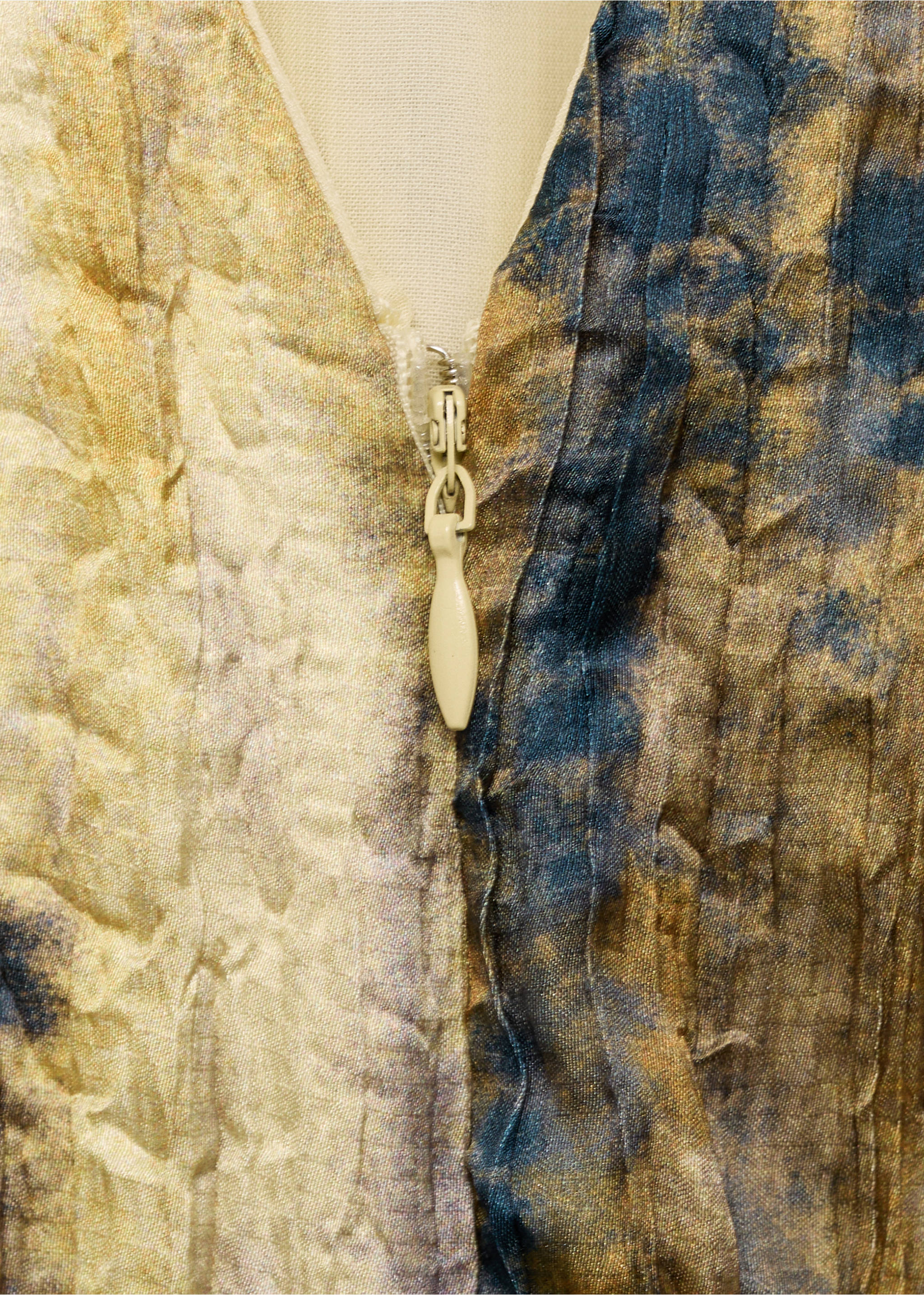 Mono largo satinado textura - Detalle del artículo 0, Amarillo pastel. Ref: 87044063-00.