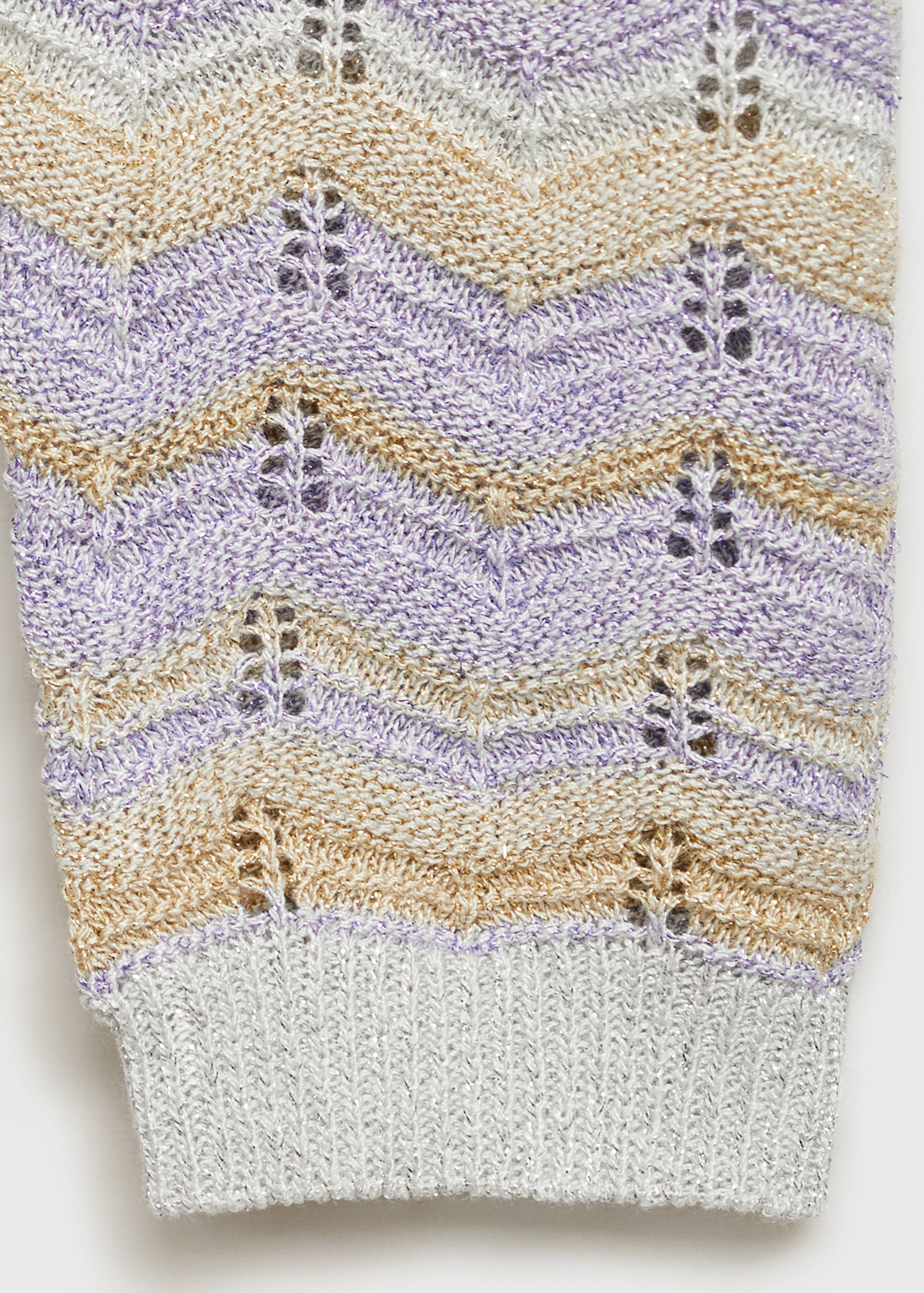 Hullstrikket kjole med splitt - Artikkeldetalj 0