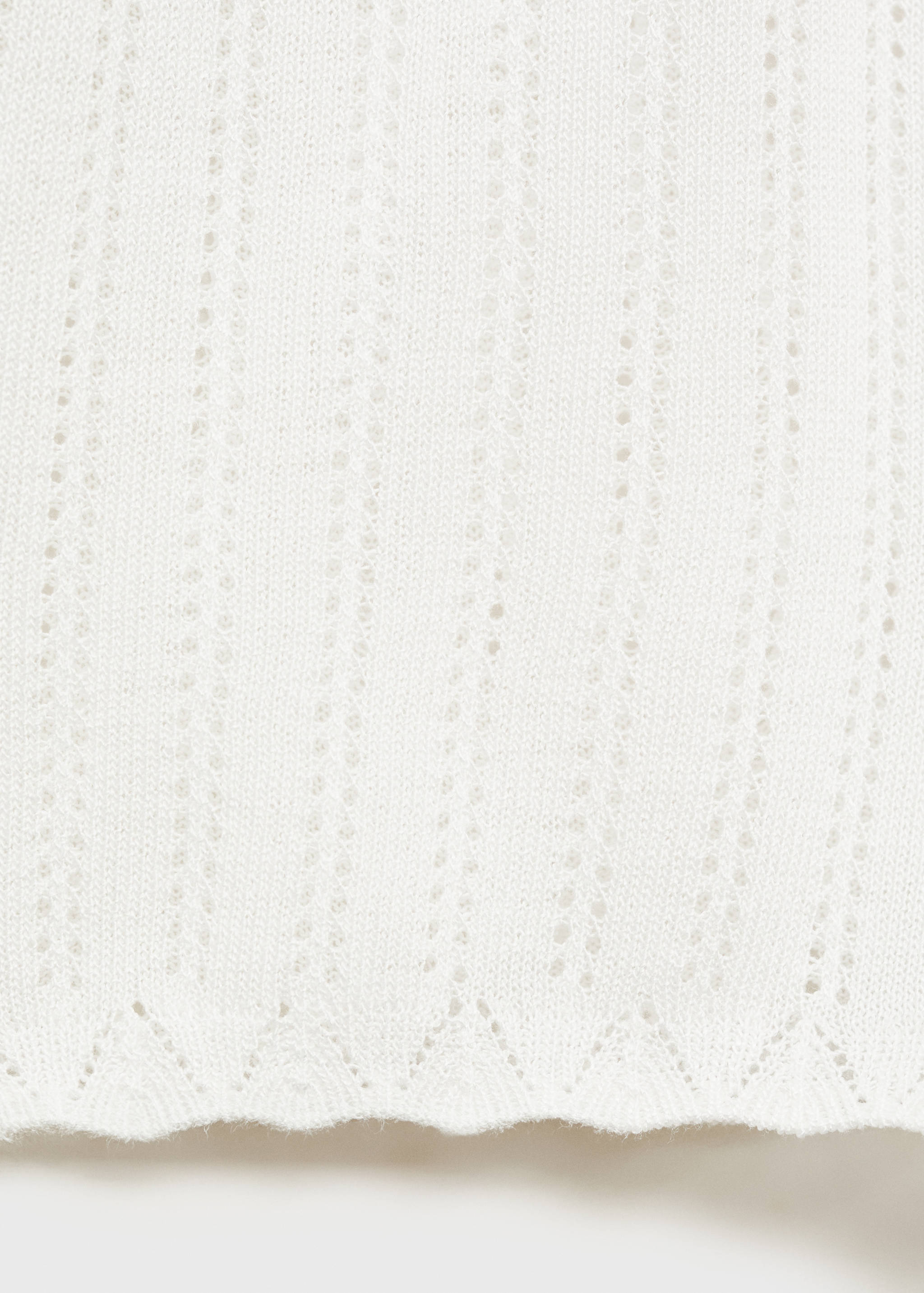 Pajama shorts with pointelle detail - Details of the article 0