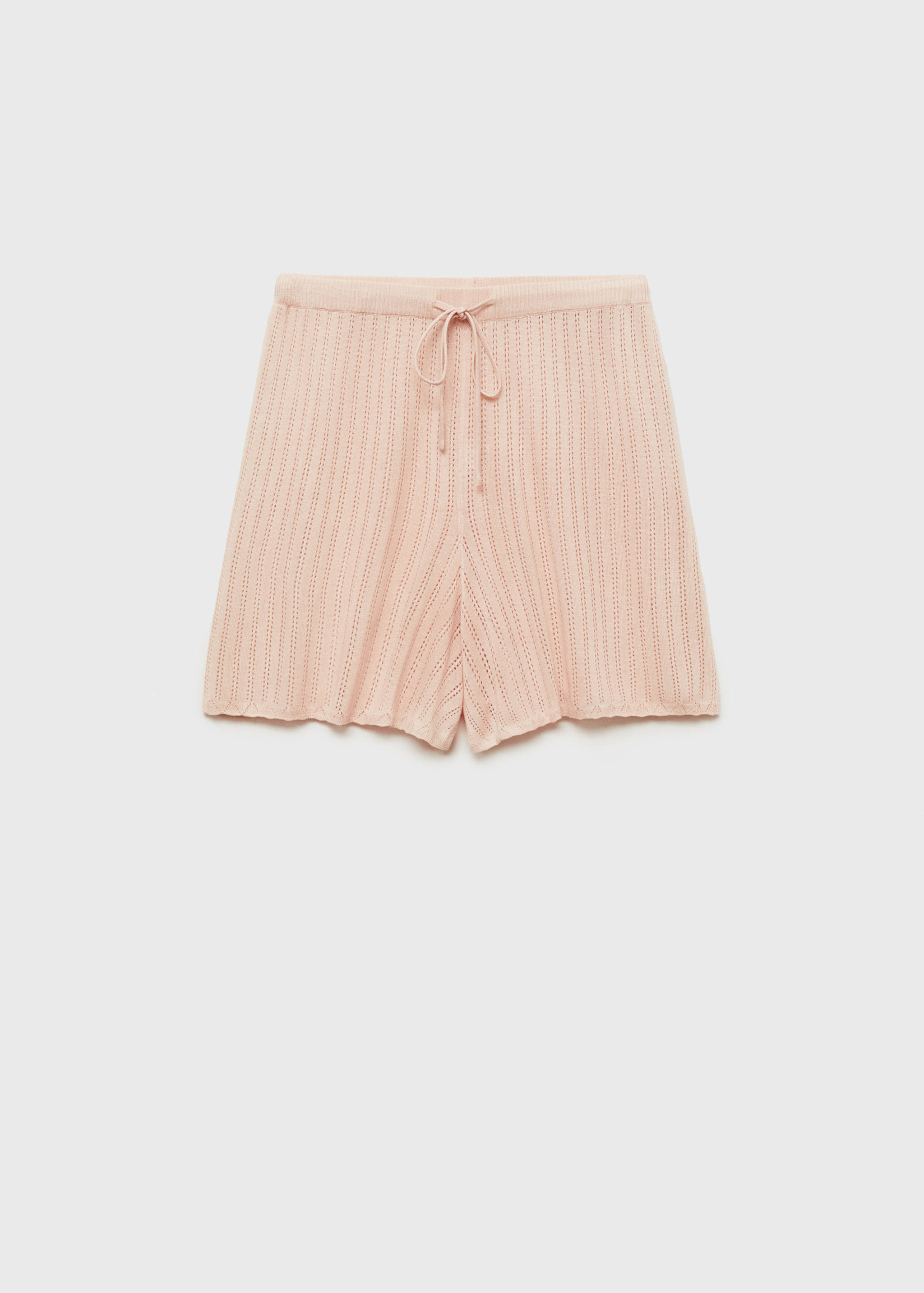 Pyjama shorts with pointelle detail - Article without model