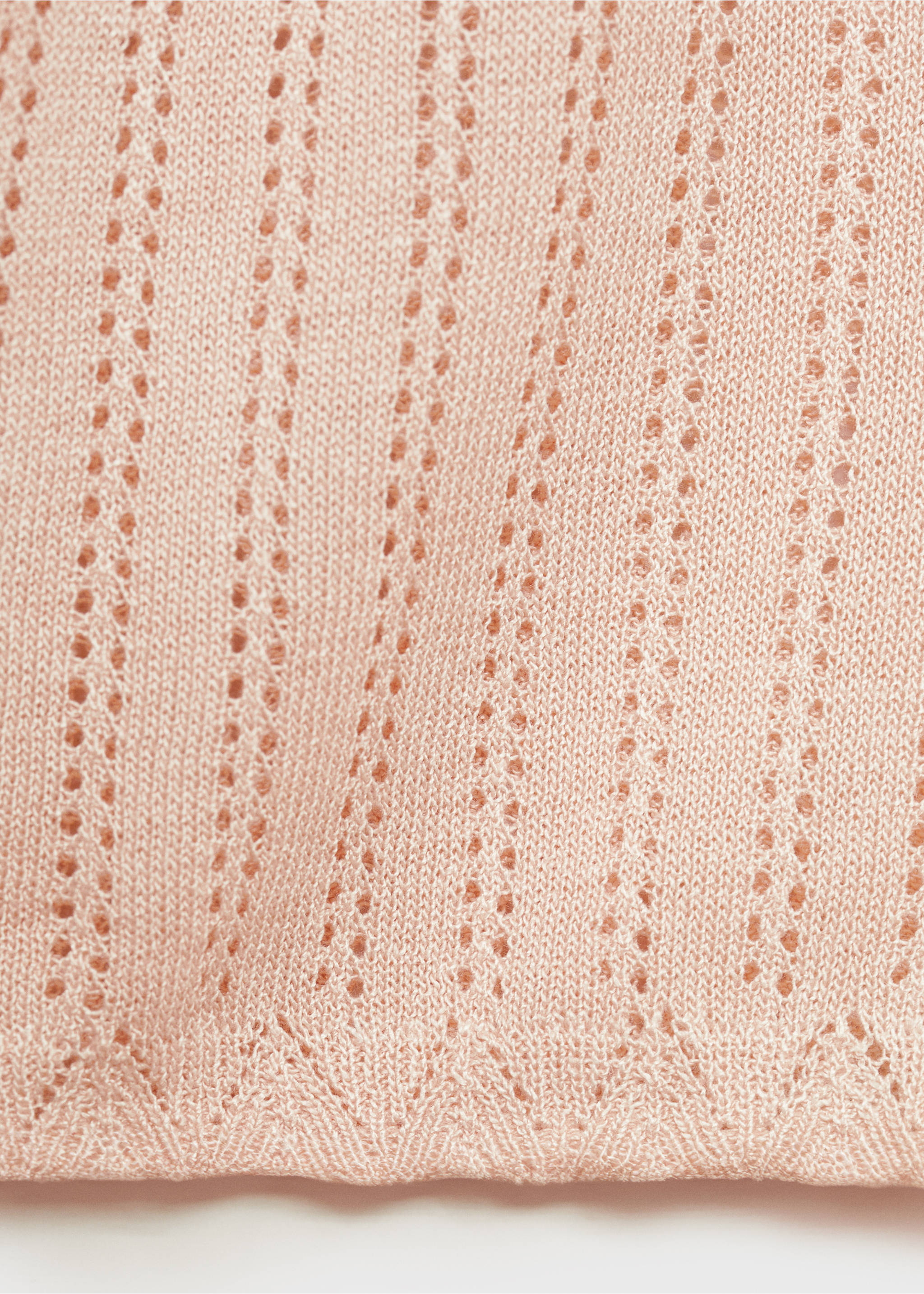 Shorts pijama detalle punto calado - Detalle del artículo 0, Salmón. Ref: 87044066-00.