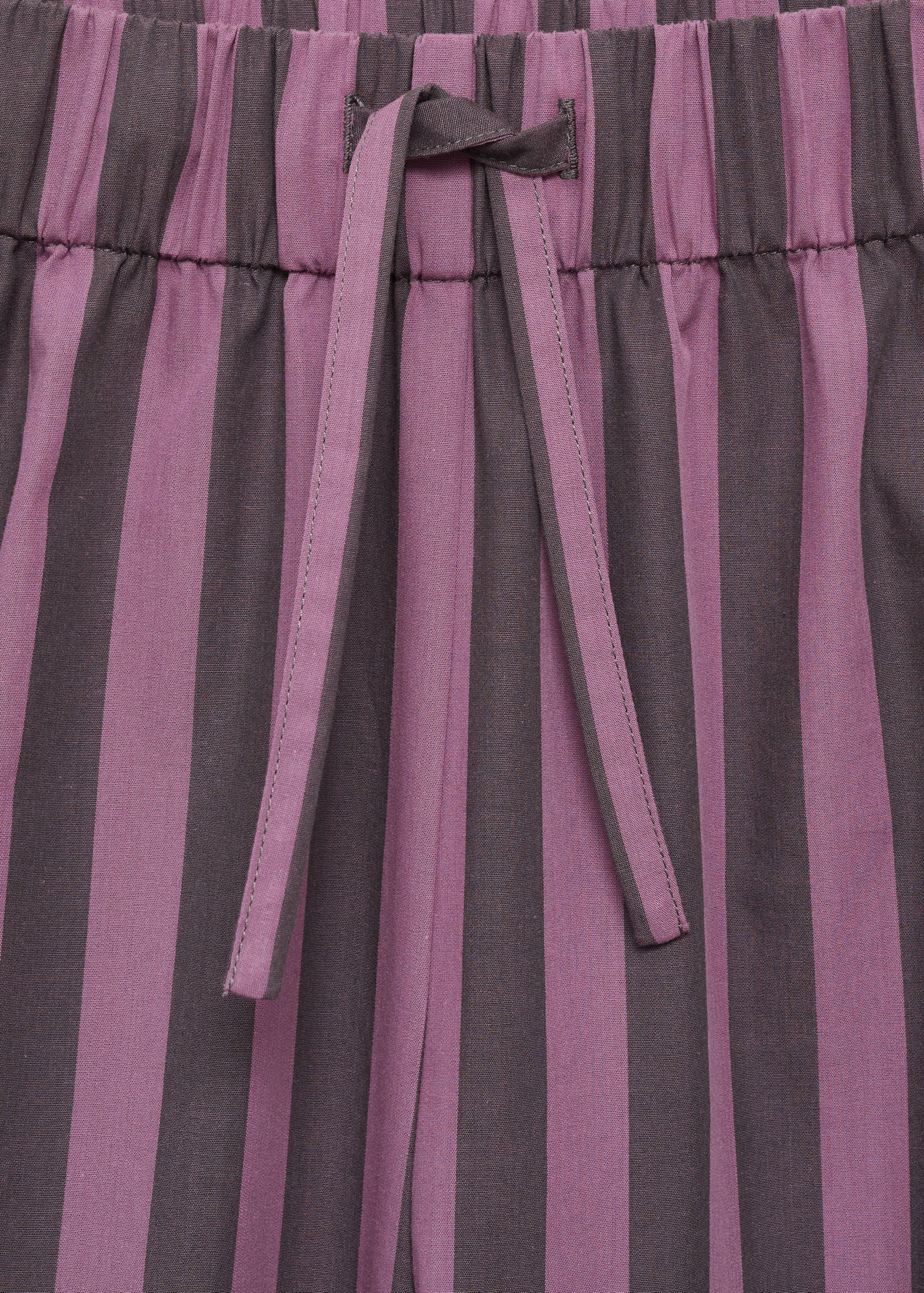 Pantalon à rayures tissées bicolores - Détail de l'article 8