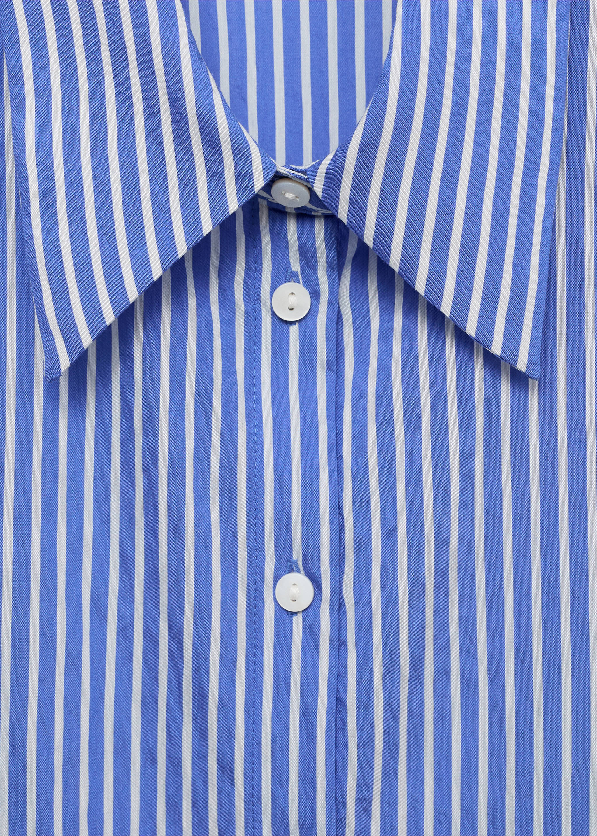 Gerades Streifenhemd - Detail des Artikels 8, Blau. Ref: 87044069-00.