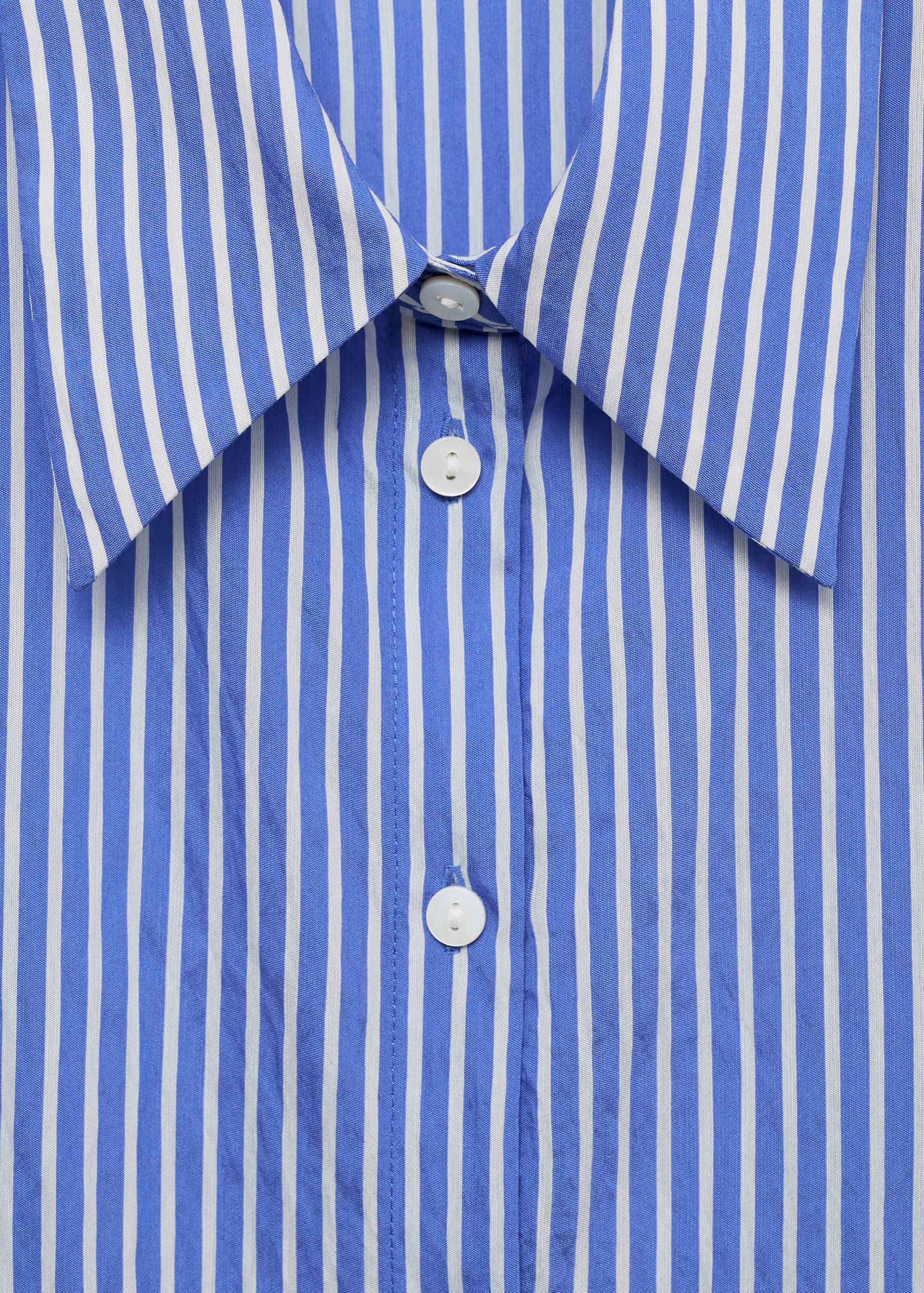 Striped straight shirt - Details of the article 8