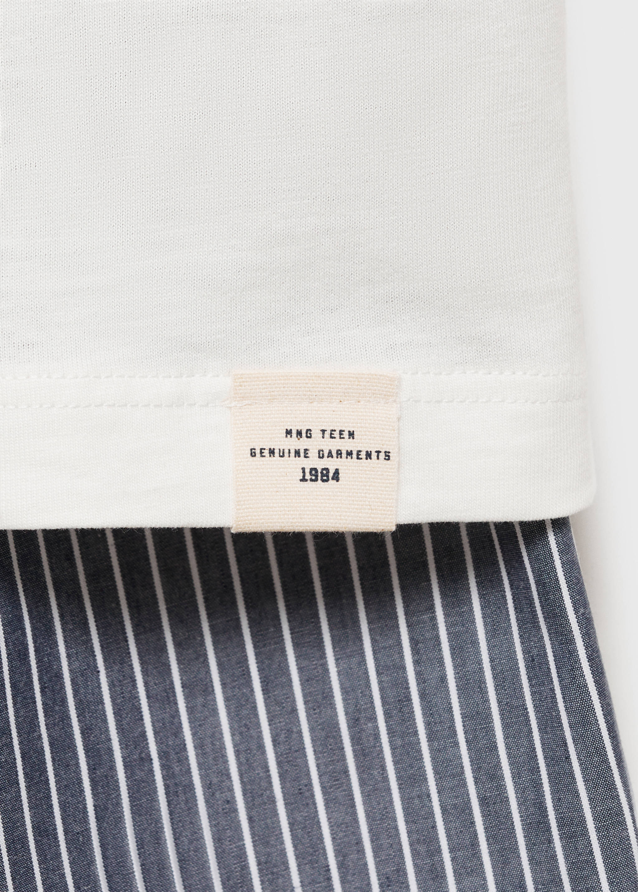 Pyjama court coton rayures - Détail de l'article 8