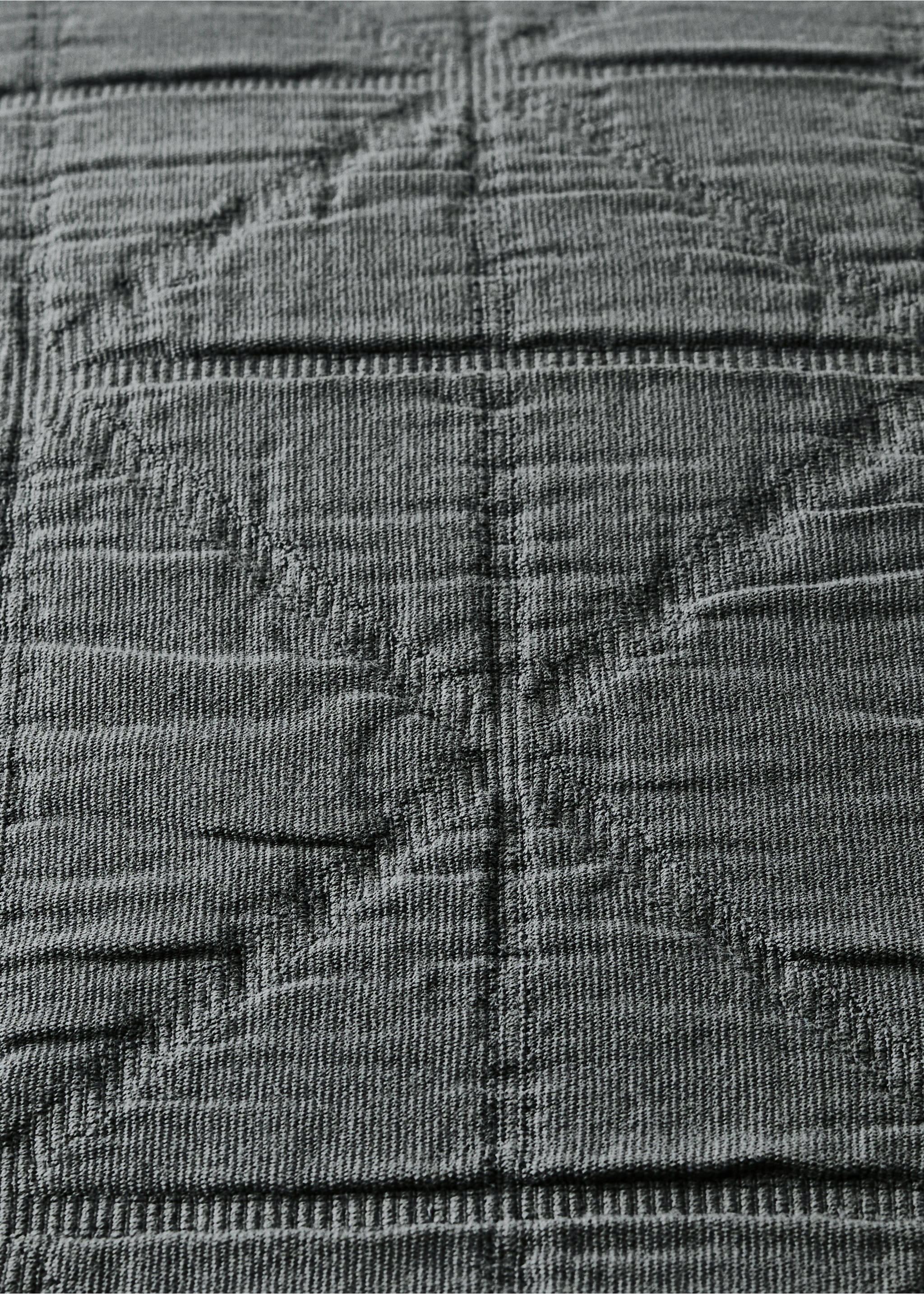 Funda cojín cama infantil algodón garment-dyed jacquard rombos 40x40 cm - Detalle del artículo 2, Gris. Ref: 87044083-00.