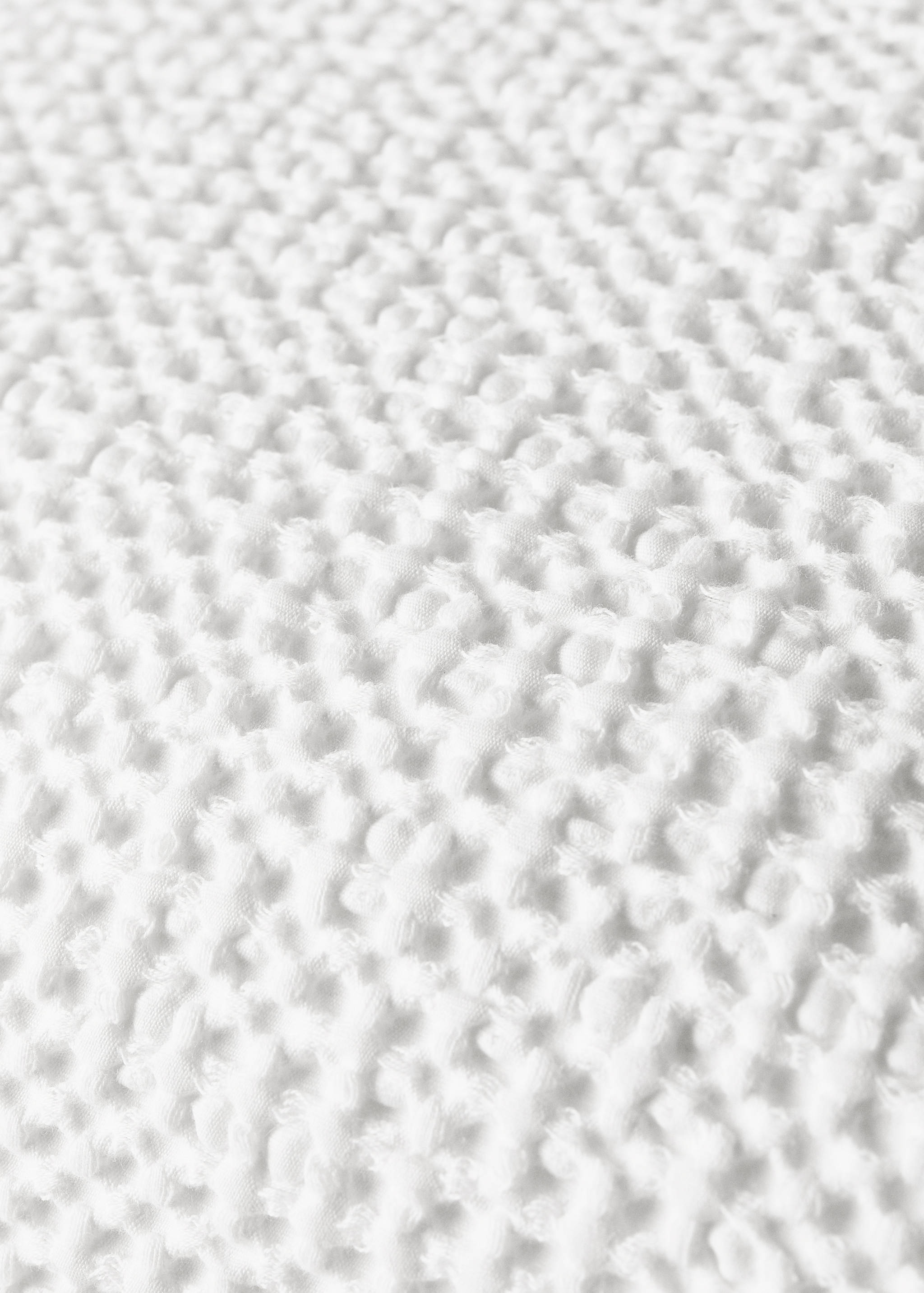 Children’s waffle-cotton garment-dyed cushion cover  40x40cm - Details of the article 1