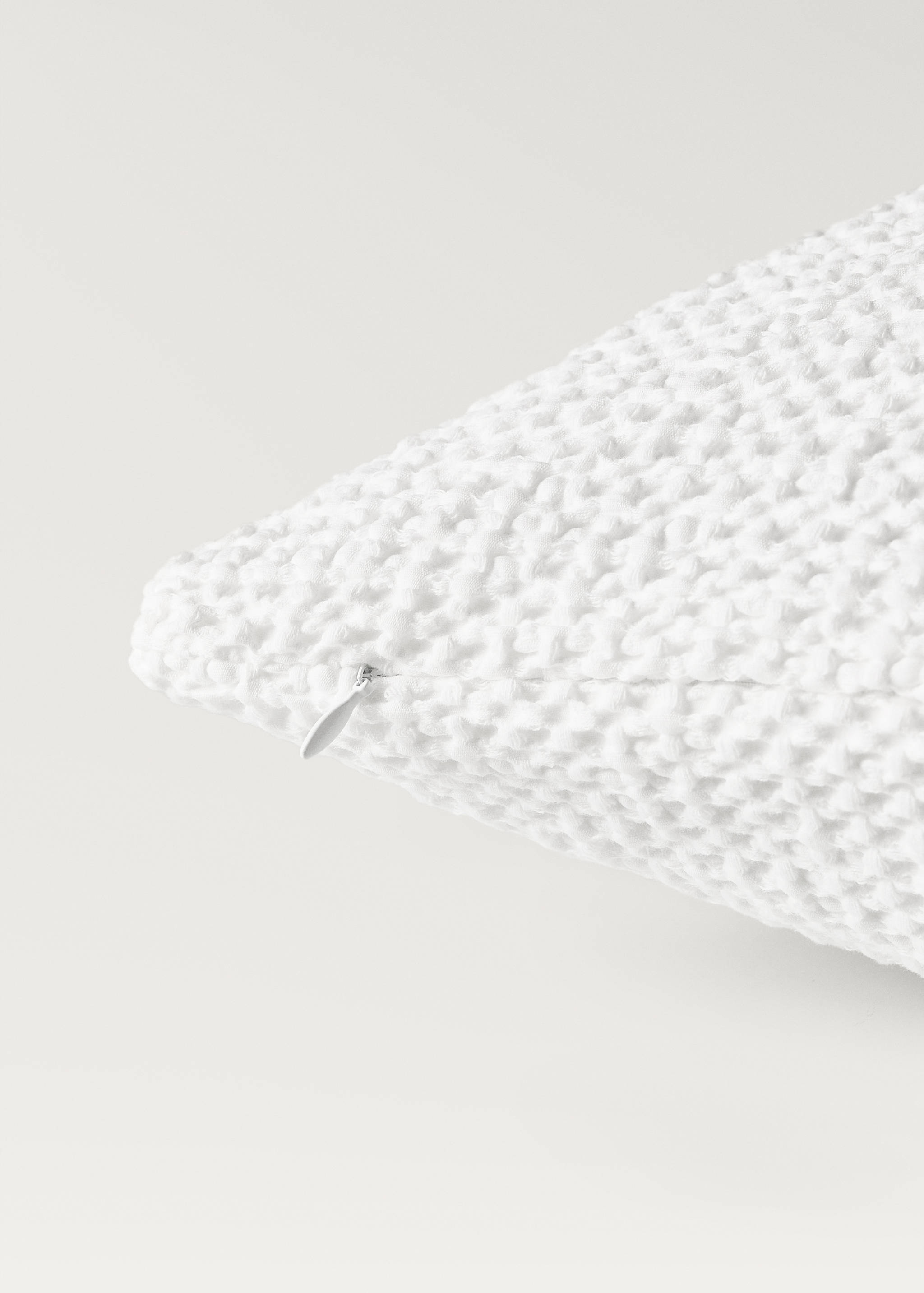 Children’s waffle-cotton garment-dyed cushion cover  40x40cm - Details of the article 2