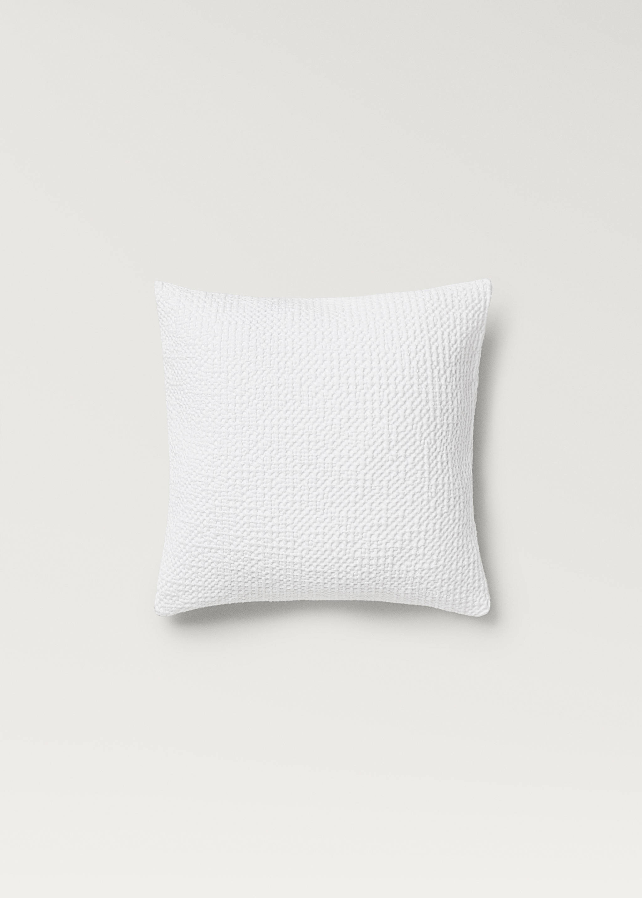 Children’s waffle-cotton garment-dyed cushion cover  40x40cm - Article without model