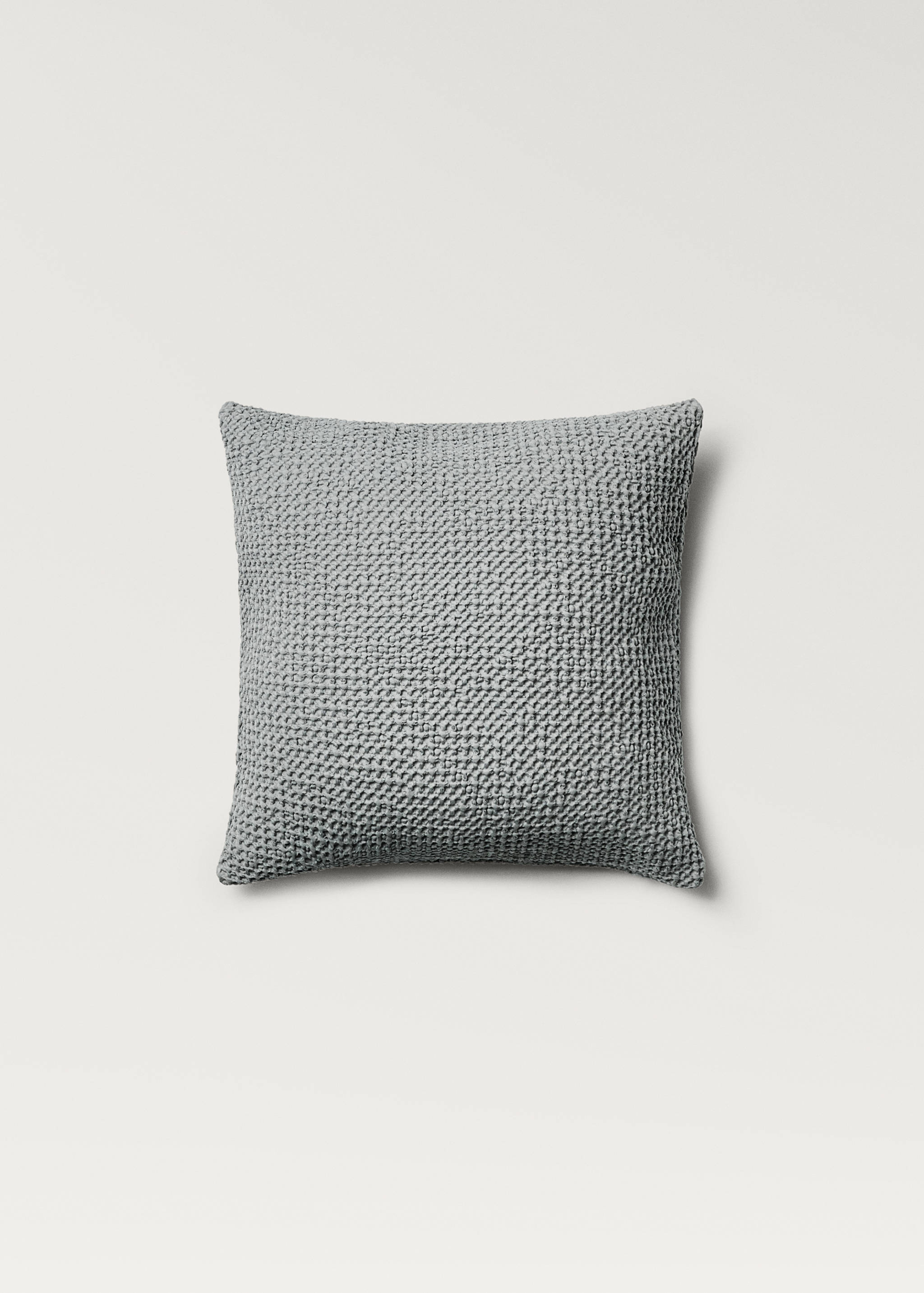 Children’s waffle-cotton garment-dyed cushion cover  40x40cm - Article without model