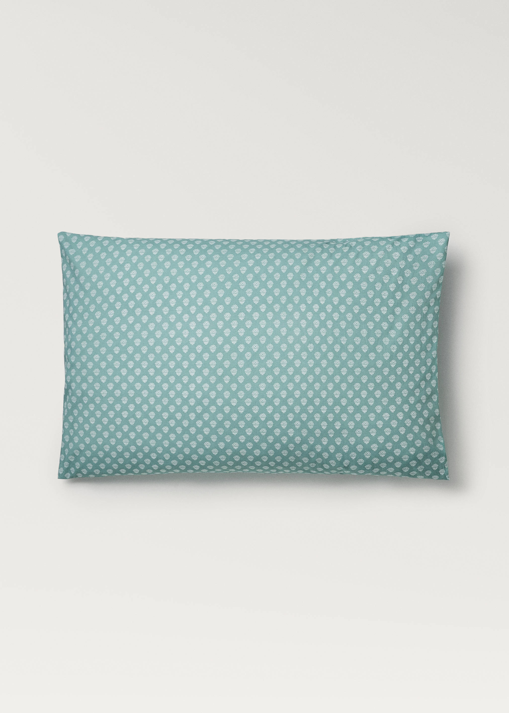 Cotton percale children's pillowcase with small flower 50x75 cm - Article without model