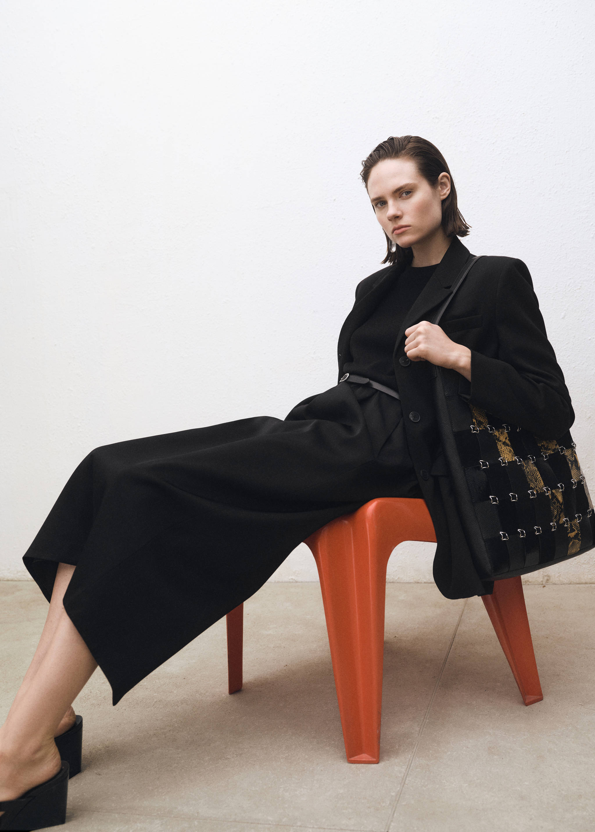 Pull laine mélangée manches courtes - Détail de l'article 2