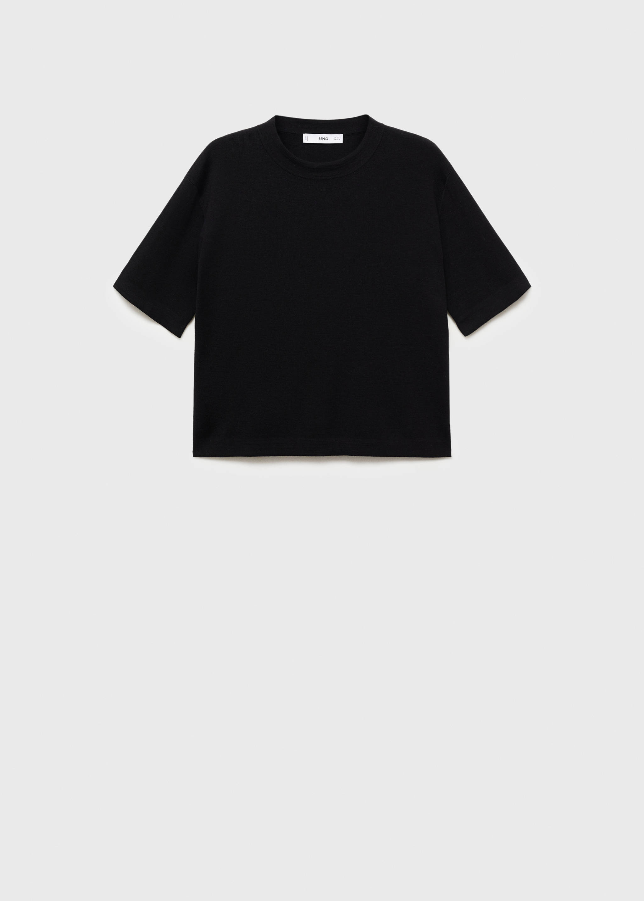 Pull laine mélangée manches courtes - Article sans modèle