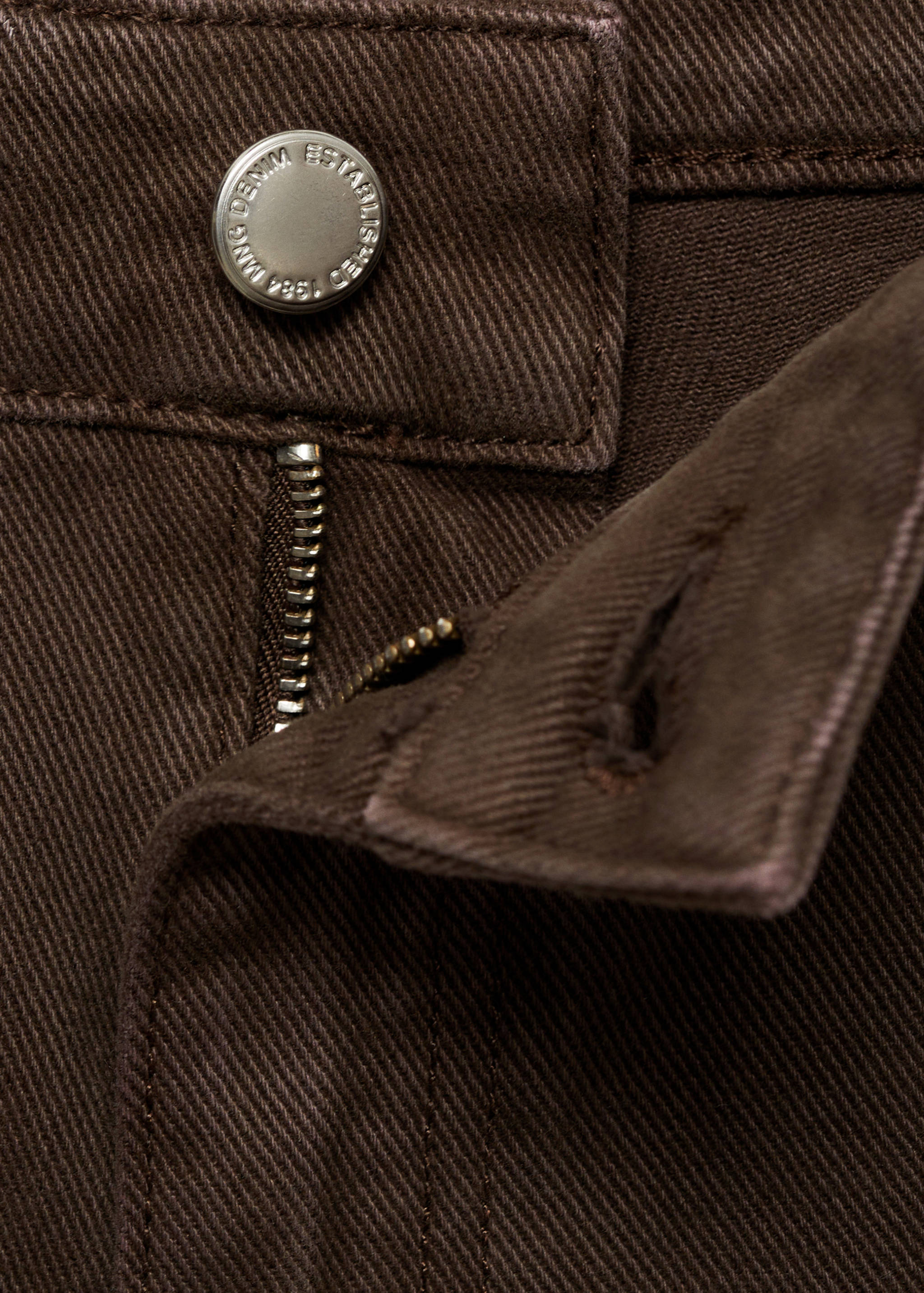 High waist straight jeans - Details of the article 8