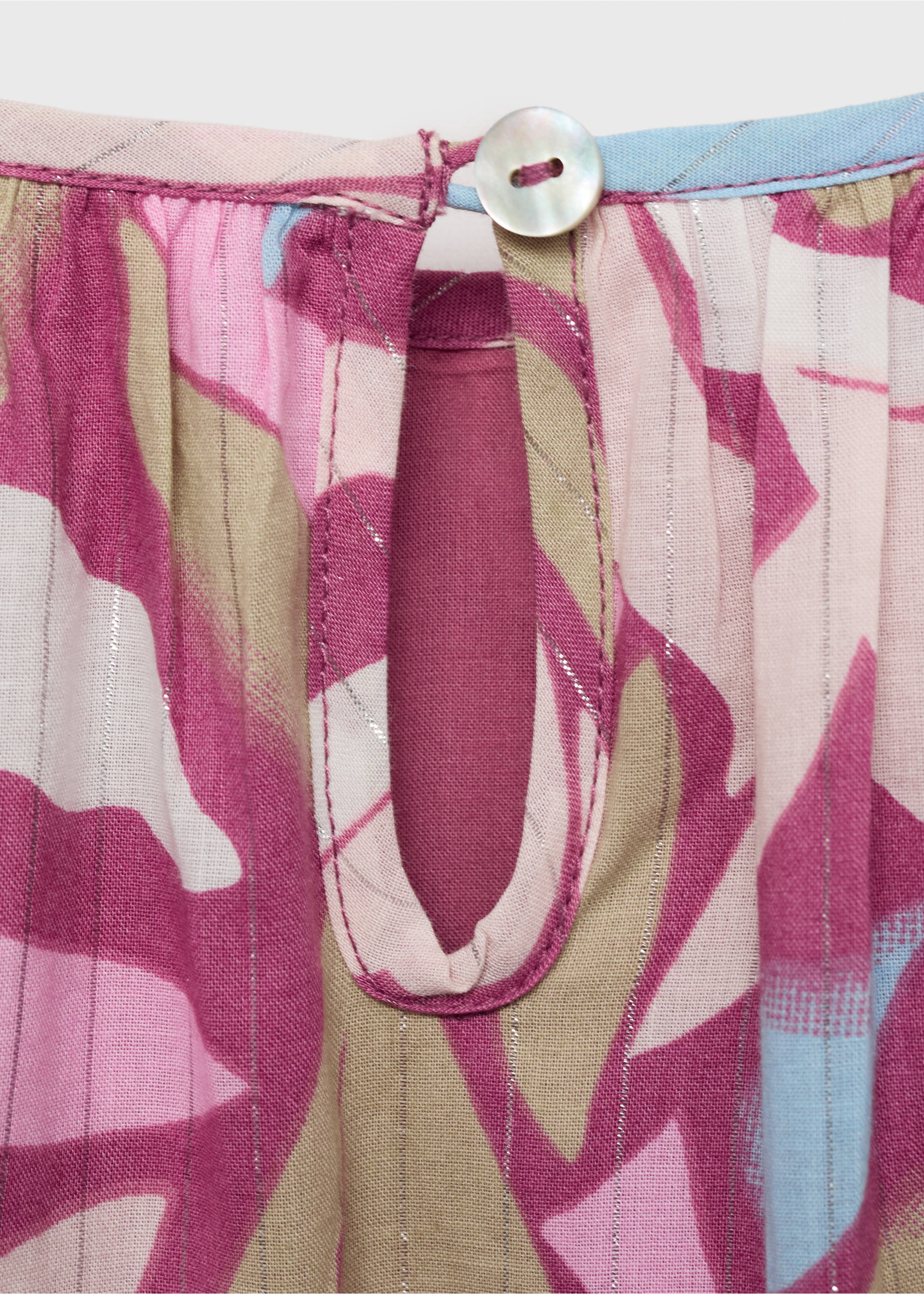 Robe courte imprimée - Détail de l'article 0, Violet. Ref: 87044388-00.