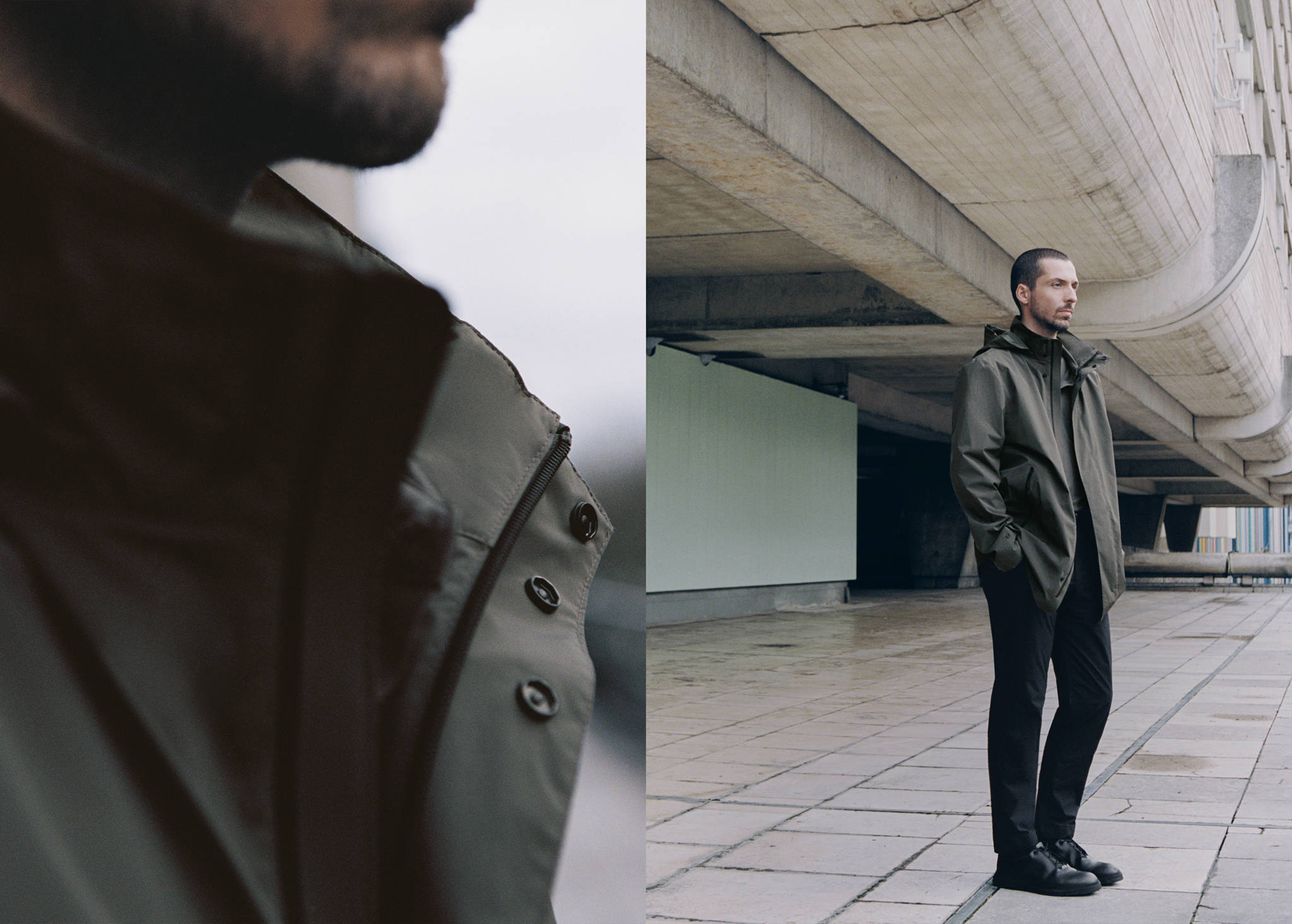 COOLMAX® technology waterproof parka - Panoramic plane