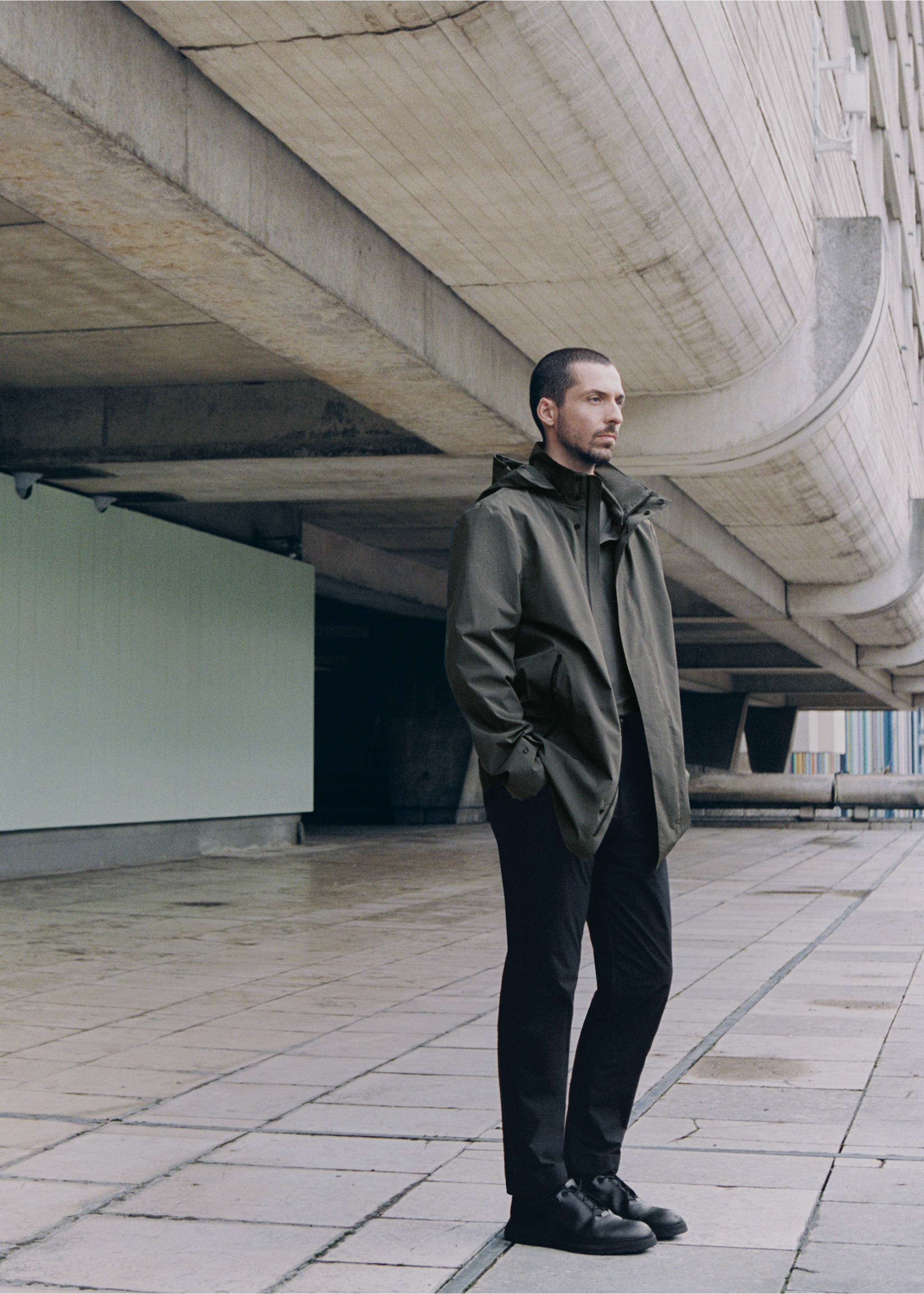 COOLMAX® technology waterproof barn jacket - Details of the article 9, Medium Green. Ref: 87044389-00.