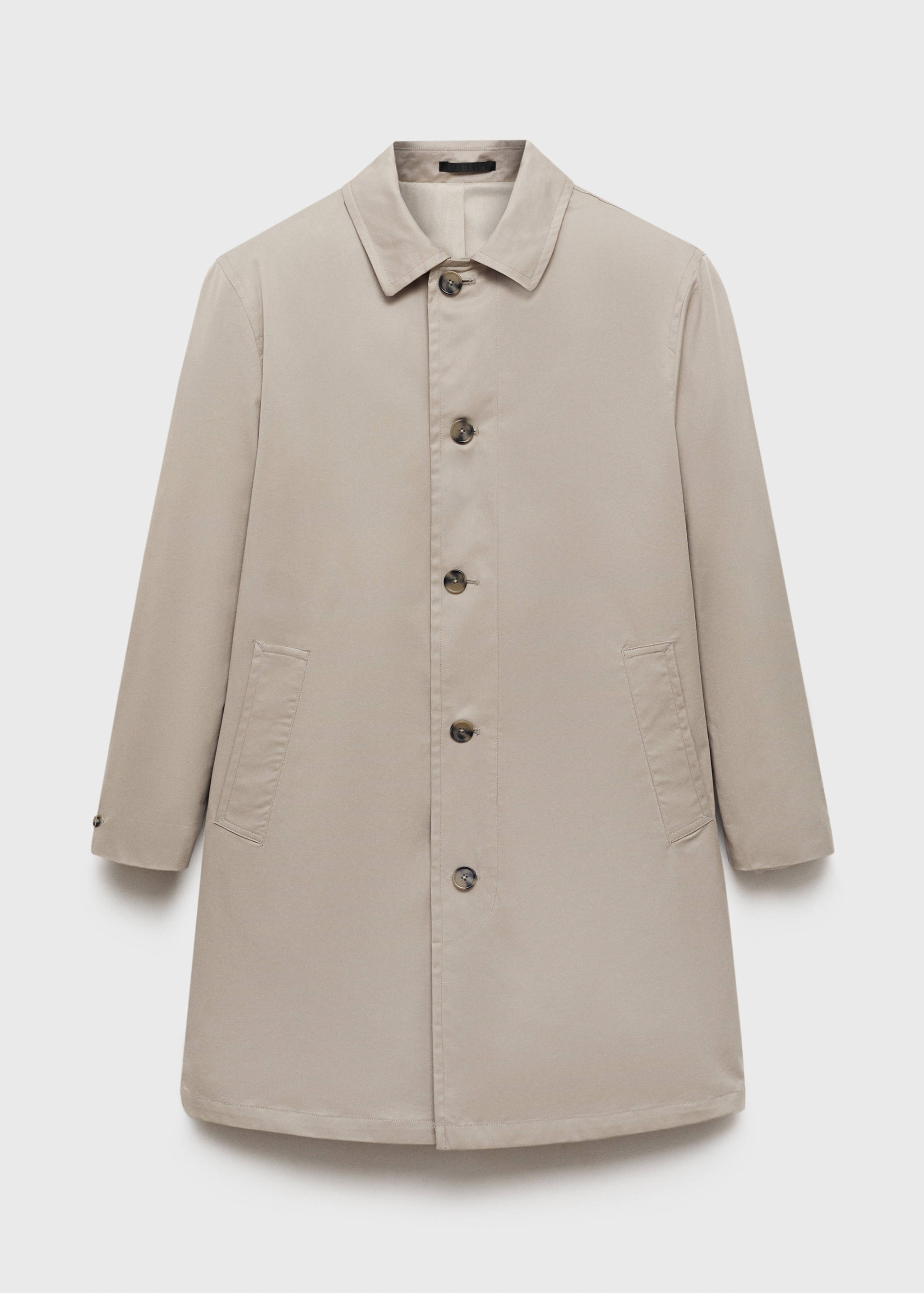 Water-repellent cotton trench coat - Article without model
