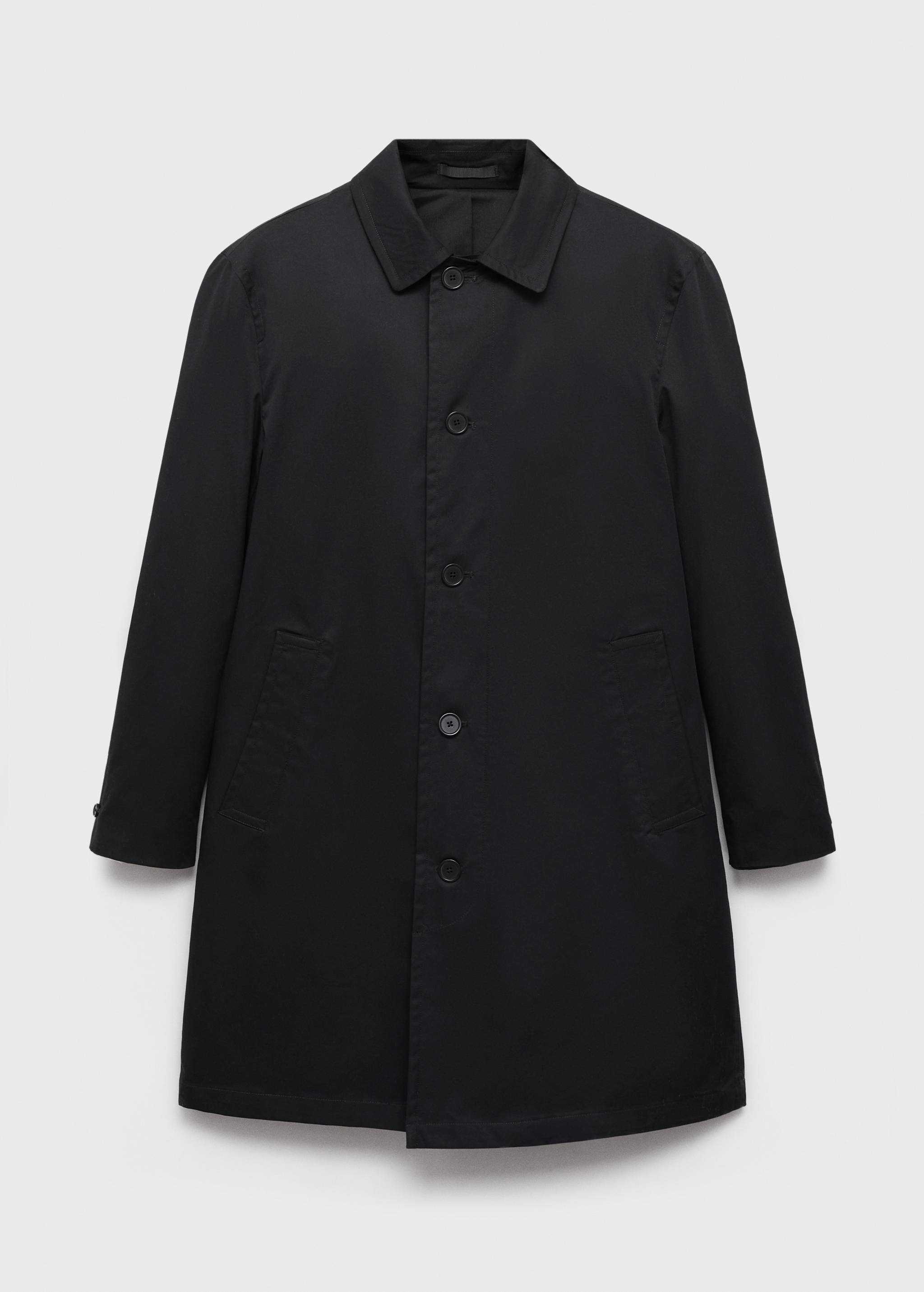 Water-repellent cotton trench coat - Article without model