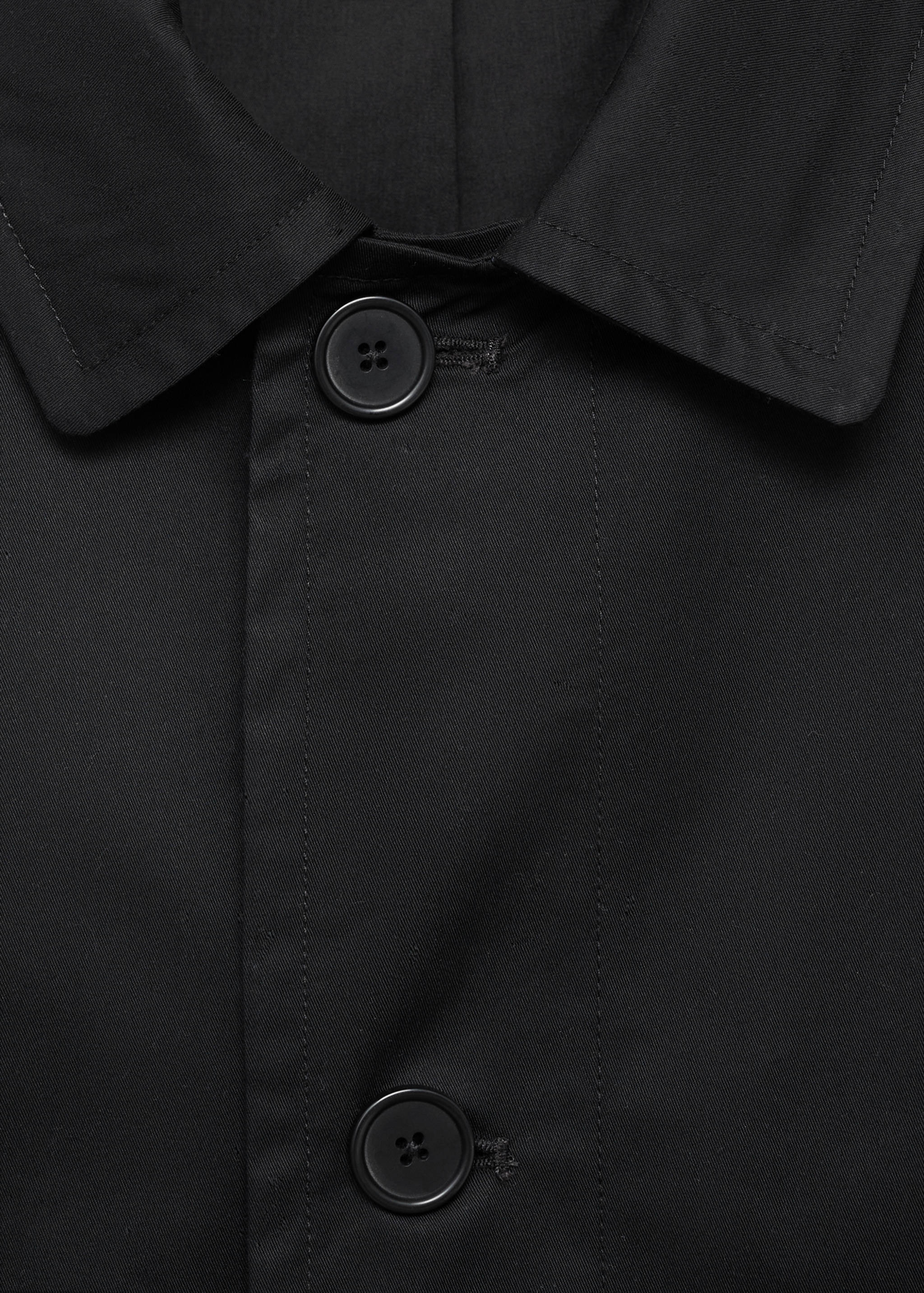 Water-repellent cotton trench coat - Details of the article 8