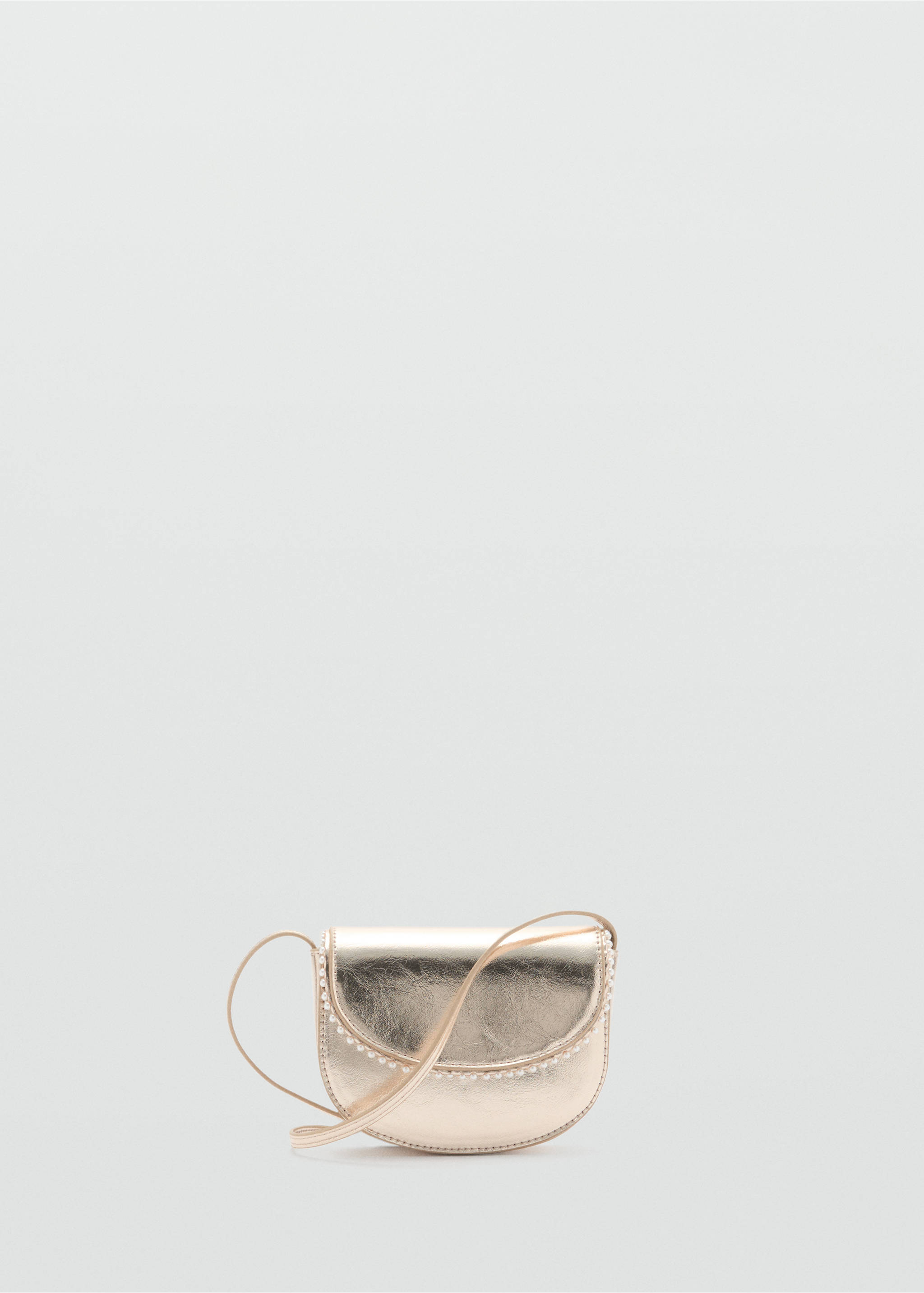 Mini bag with flap - Article without model, Gold. Ref: 87044393-00.
