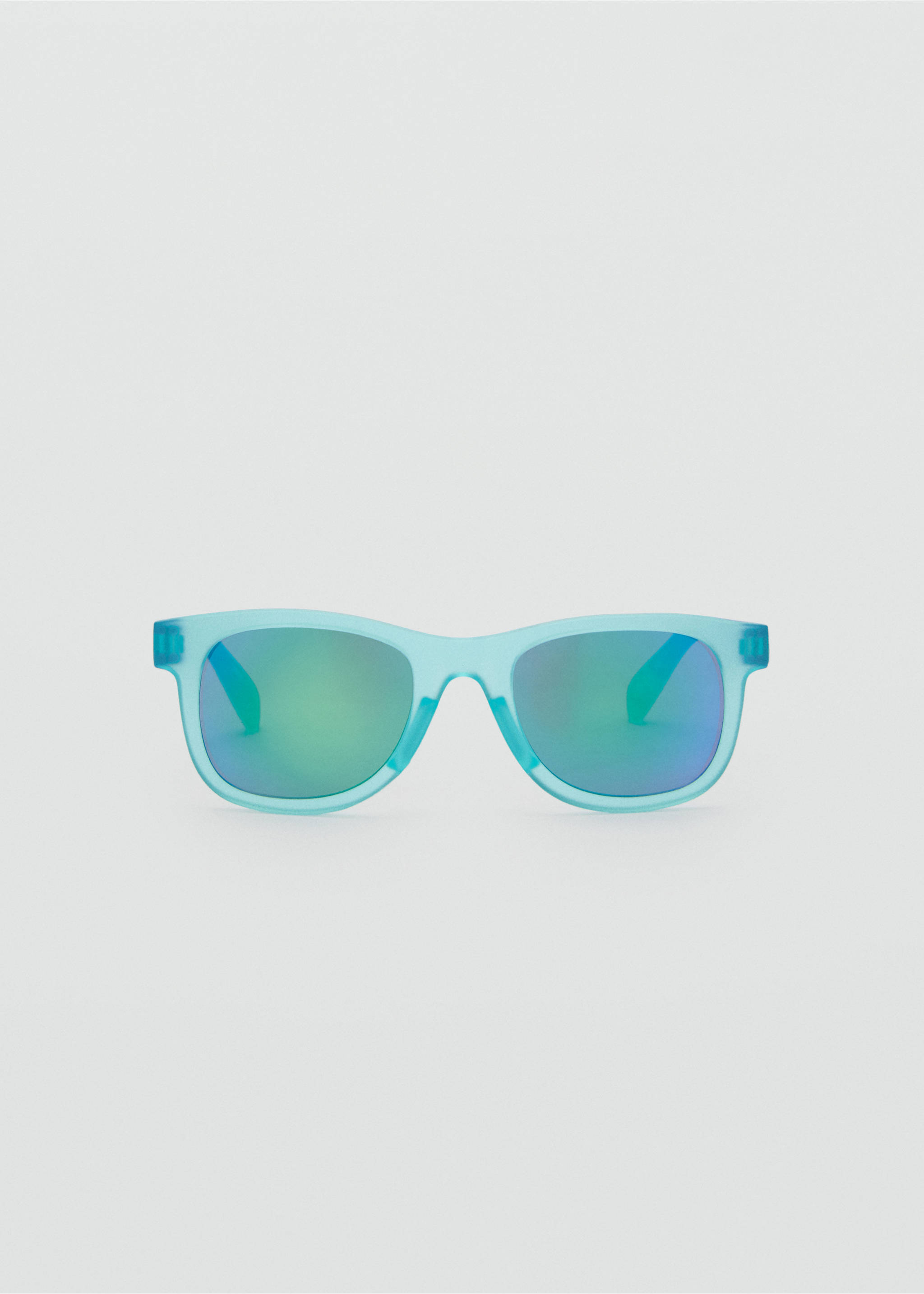 Rectangular polarised sunglasses - Article without model, Blue. Ref: 87044395-00.