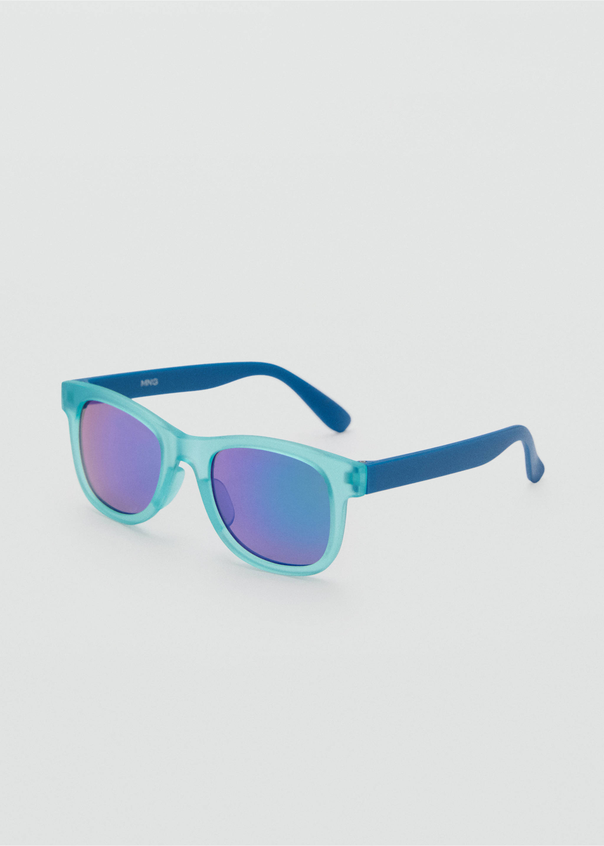 Rectangular polarised sunglasses - Medium plane, Blue. Ref: 87044395-00.