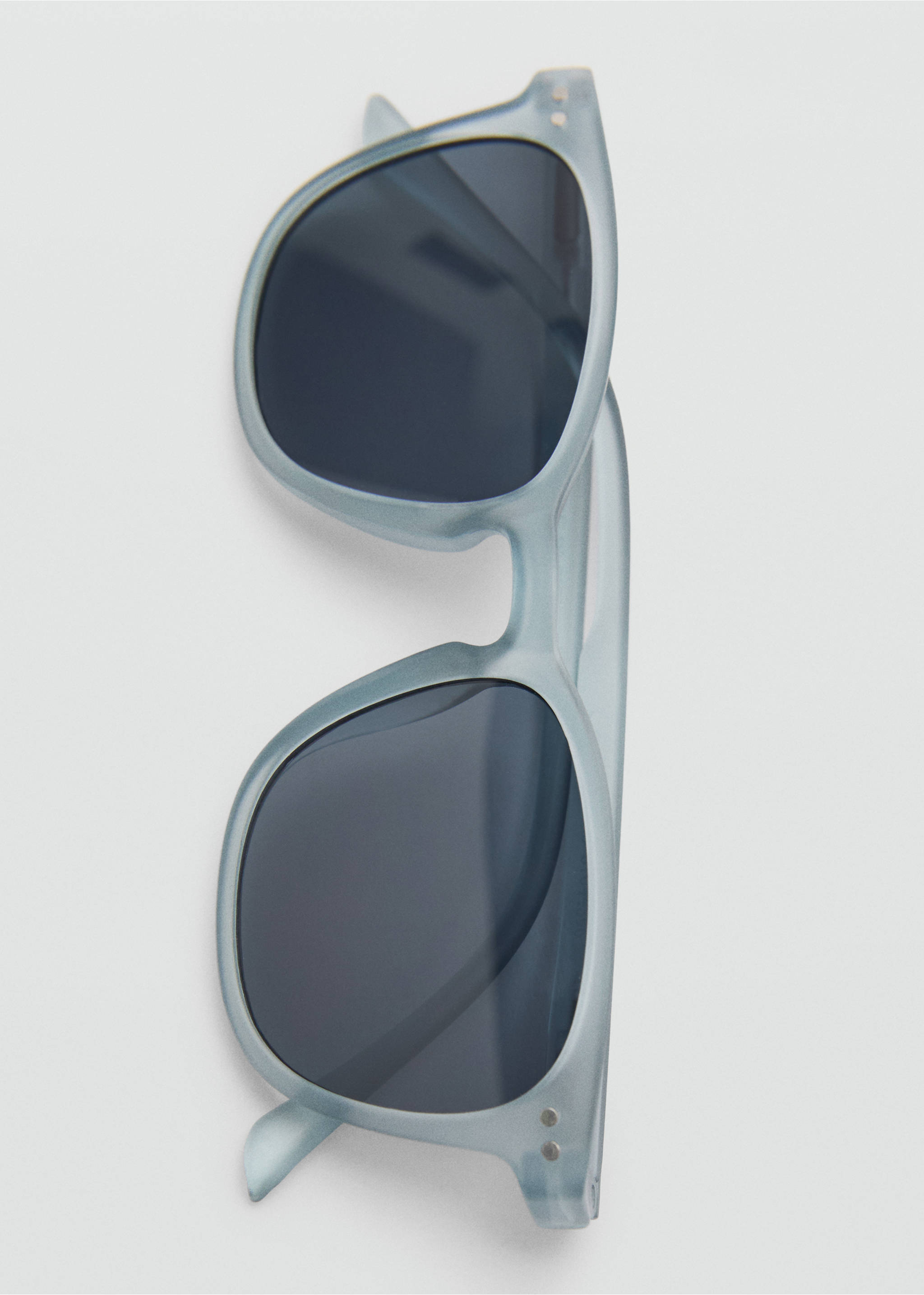 Resin frame sunglasses - Details of the article 2, Aqua Green. Ref: 87044396-00.