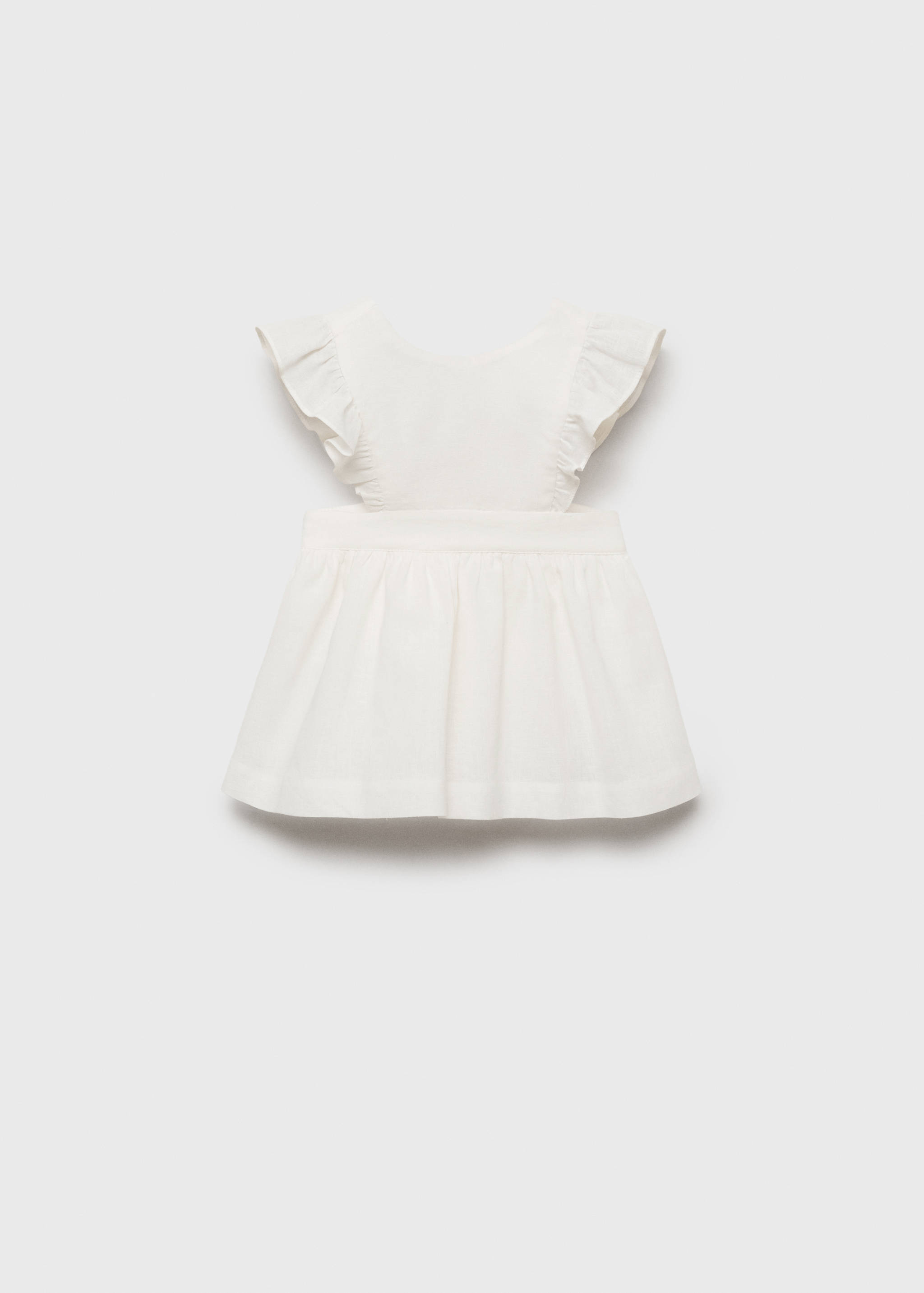 Ruffled linen dress - Article without model