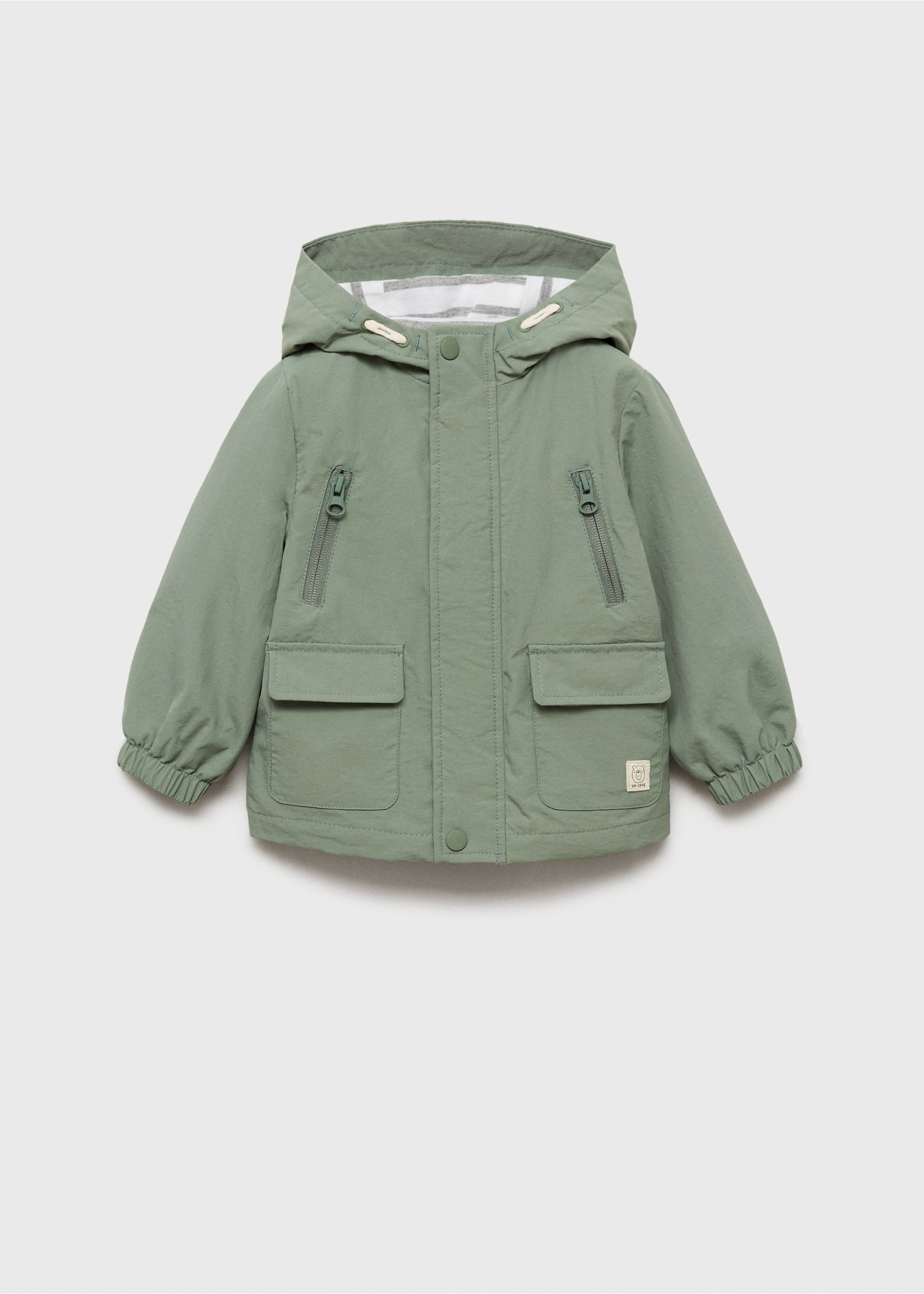 Parka matelassée à capuche - Article sans modèle, Vert pastel. Ref: 87044400-00.