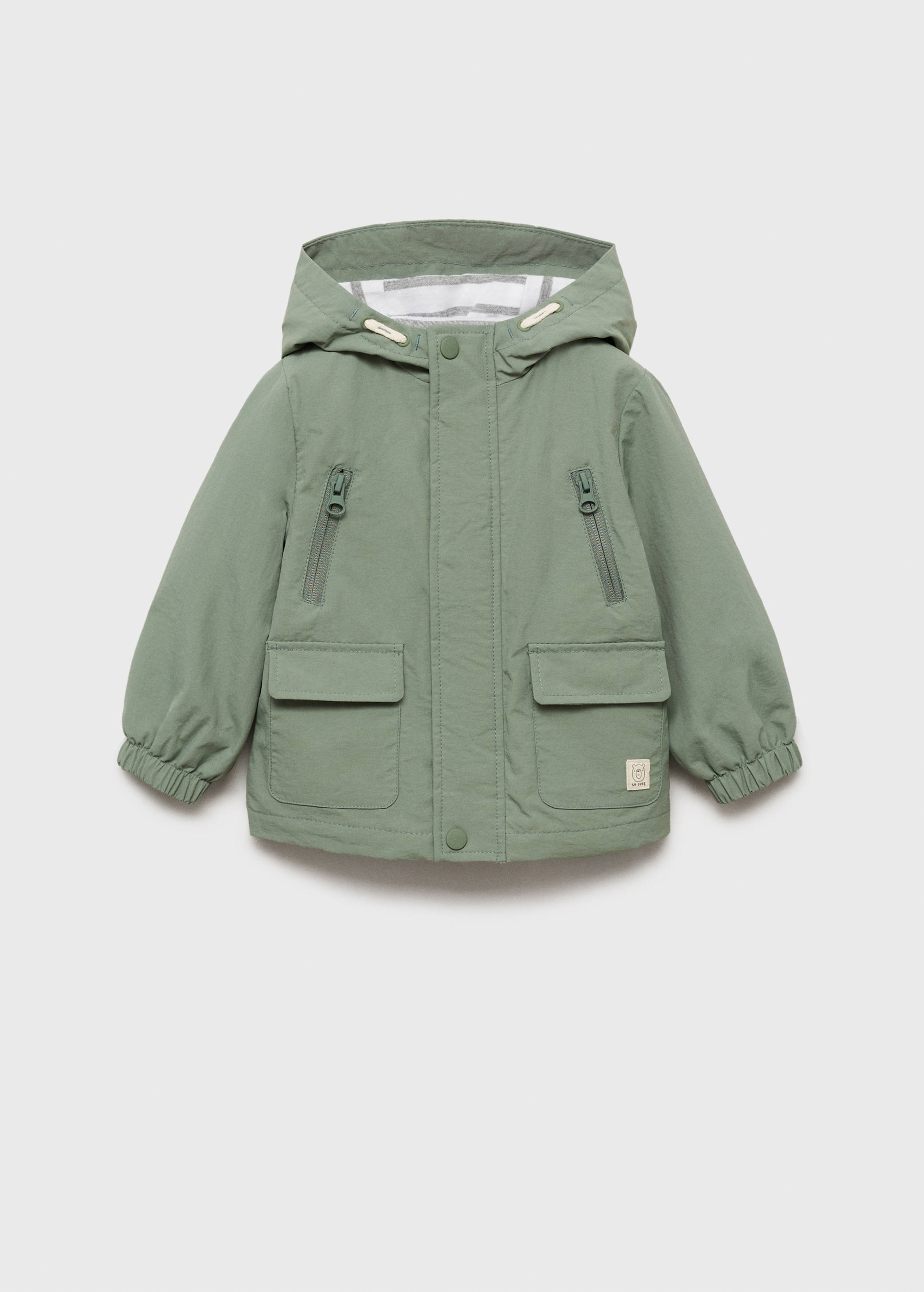 Quilted hooded parka - Article without model