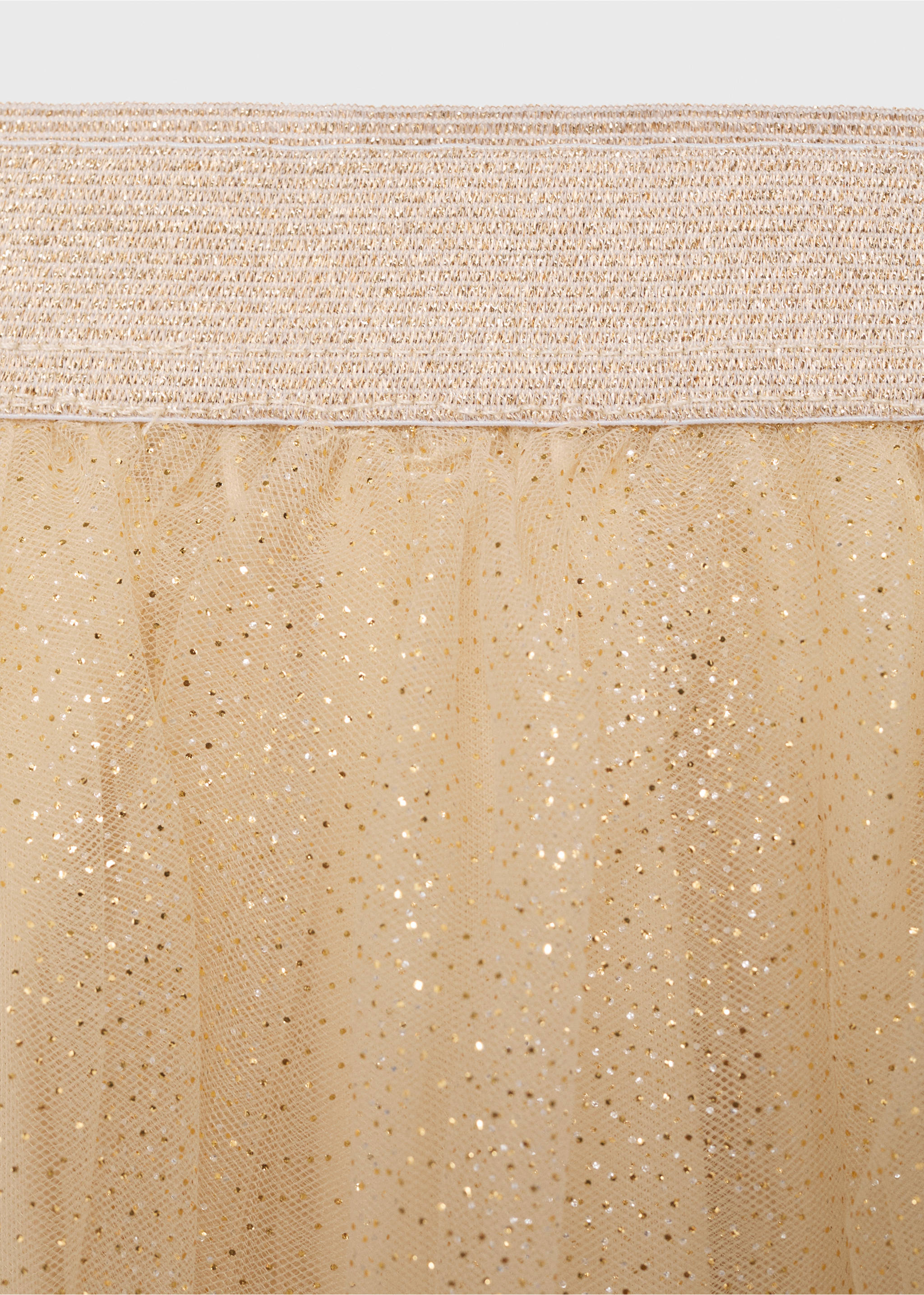 Tüllrock mit Glitzer - Detail des Artikels 8, Gold. Ref: 87044402-00.