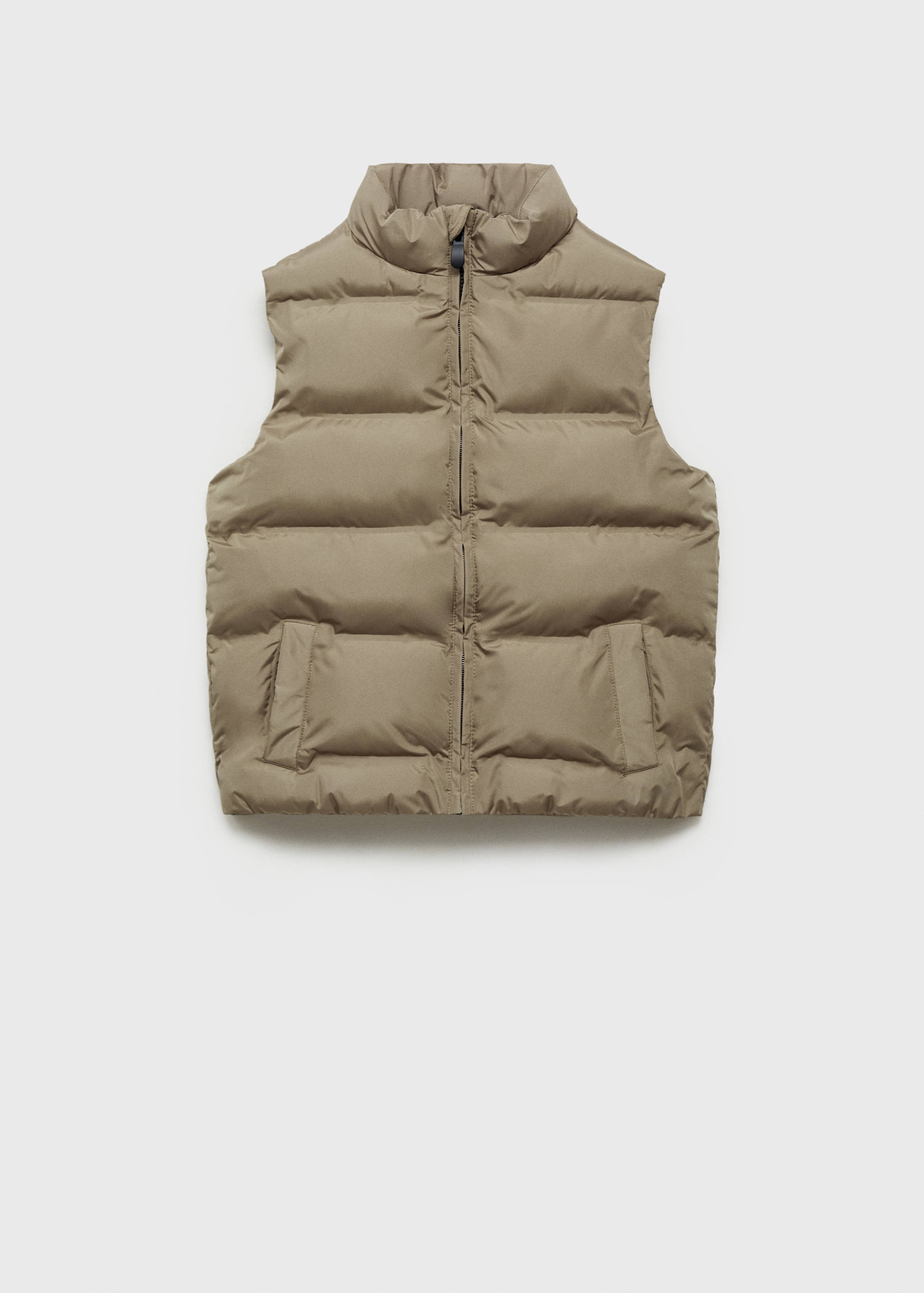 Quilted vest with pockets - Article without model