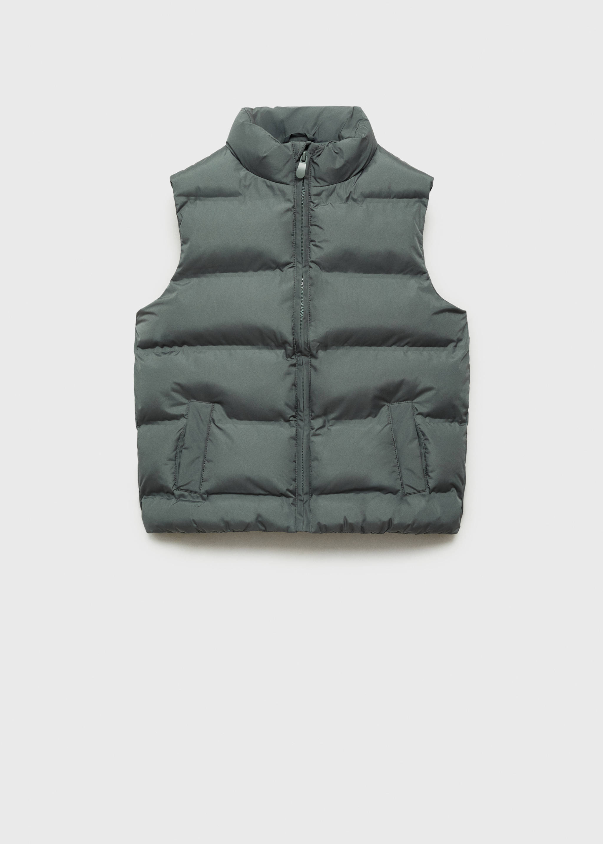 Quilted vest with pockets - Article without model