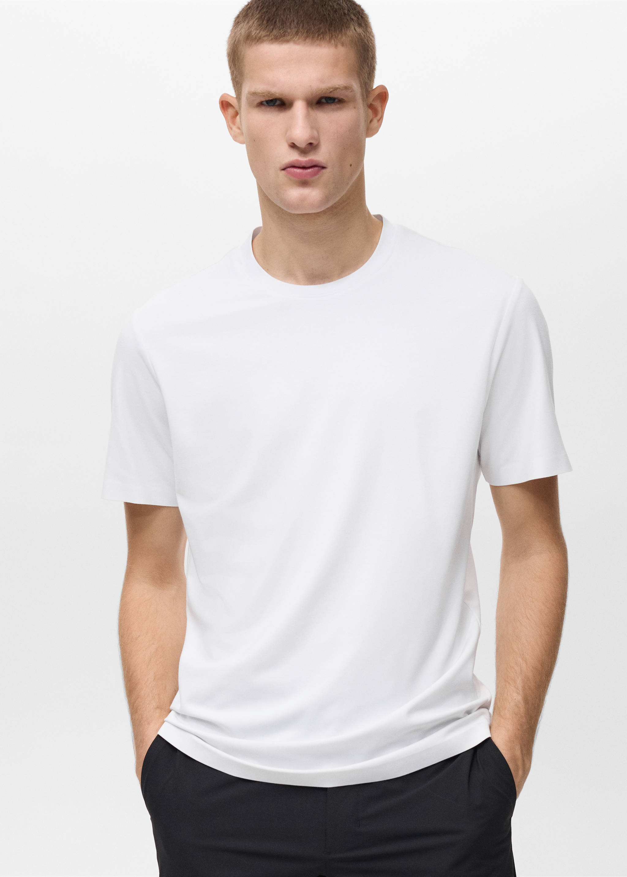 COOLMAX® slim fit T-shirt - Medium plane